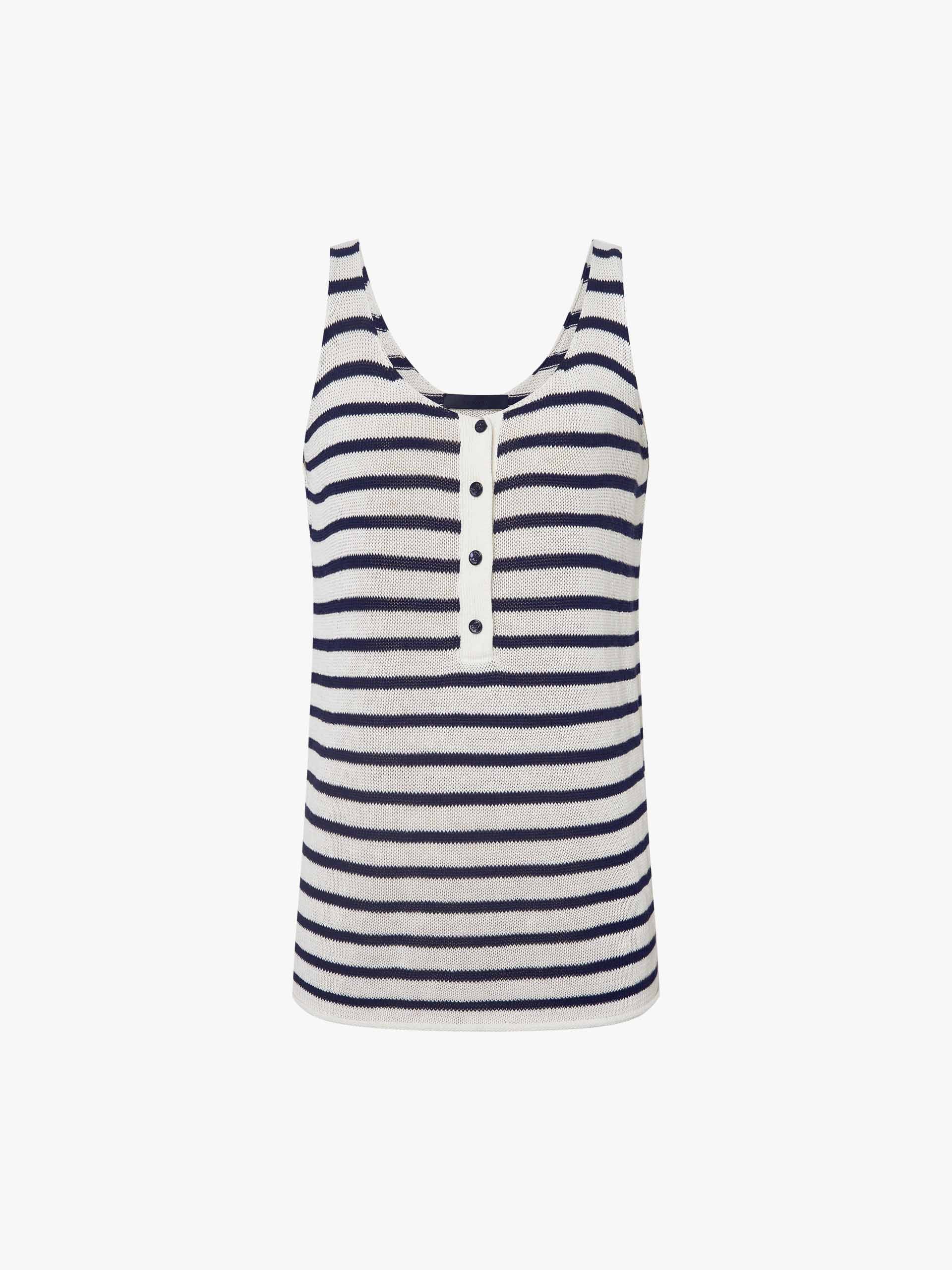 Include Linen Striped Top - Image 5