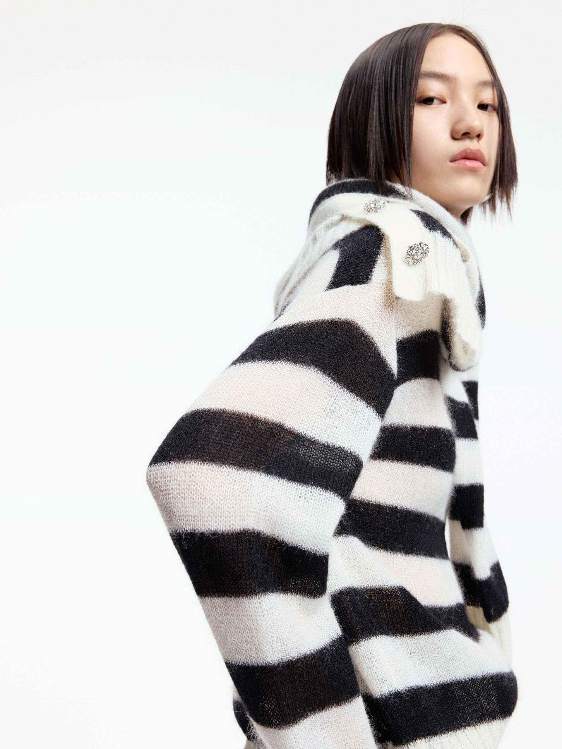 Include Mohair Striped Sweater - Image 11