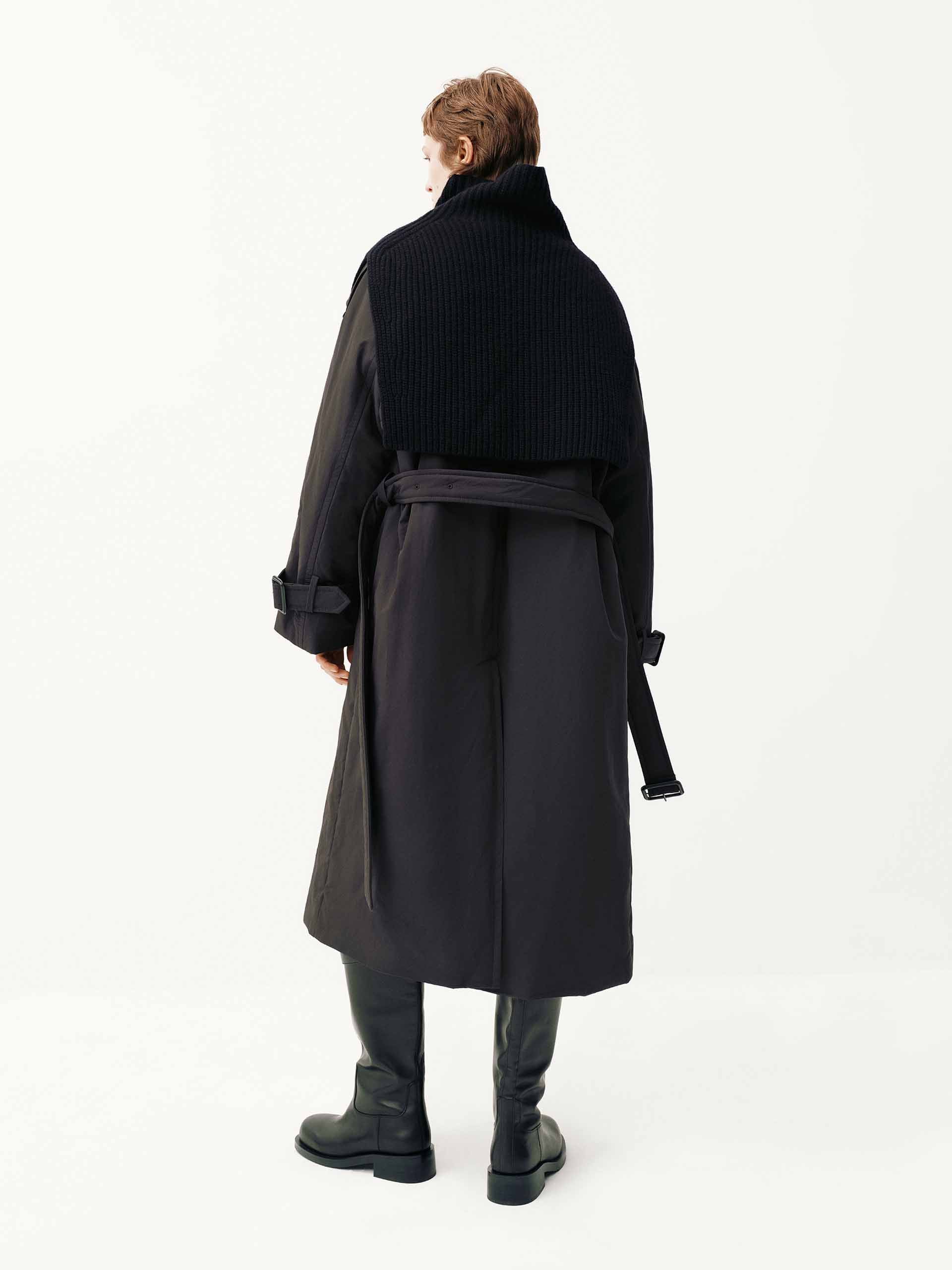 Include Scarf Long Down Jacket - Image 3