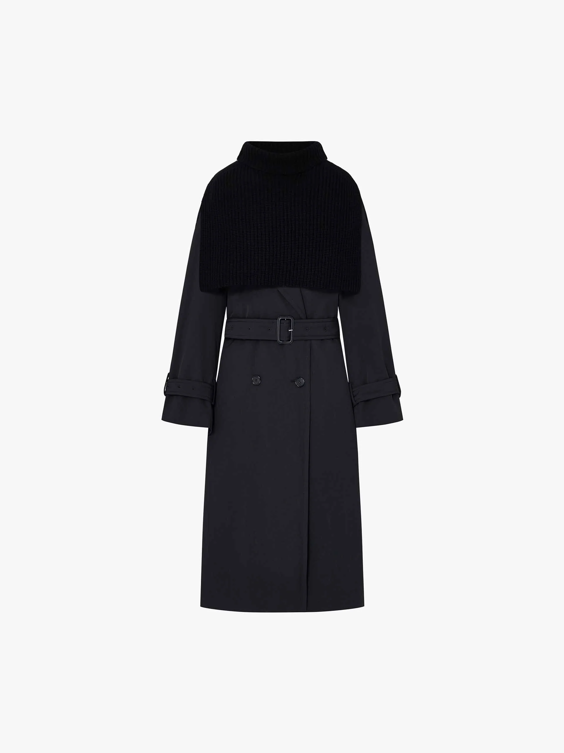 Include Scarf Long Down Jacket - Image 5