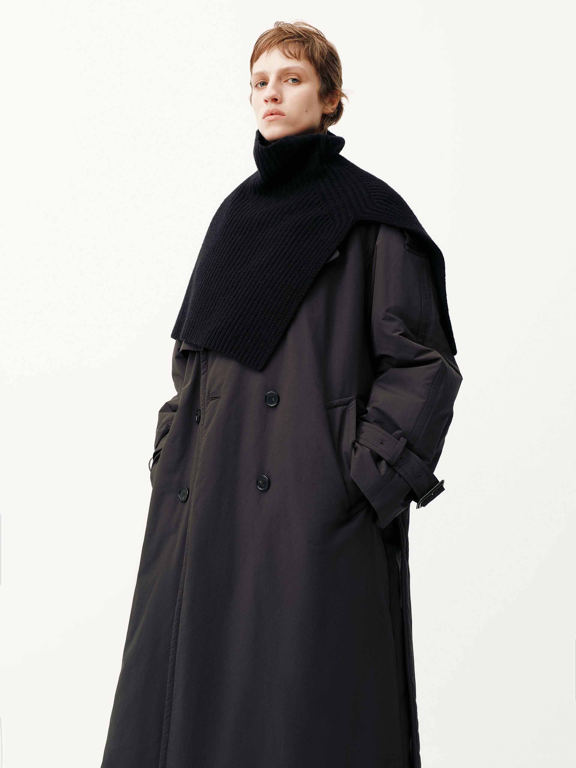 Include Scarf Long Down Jacket - Image 6