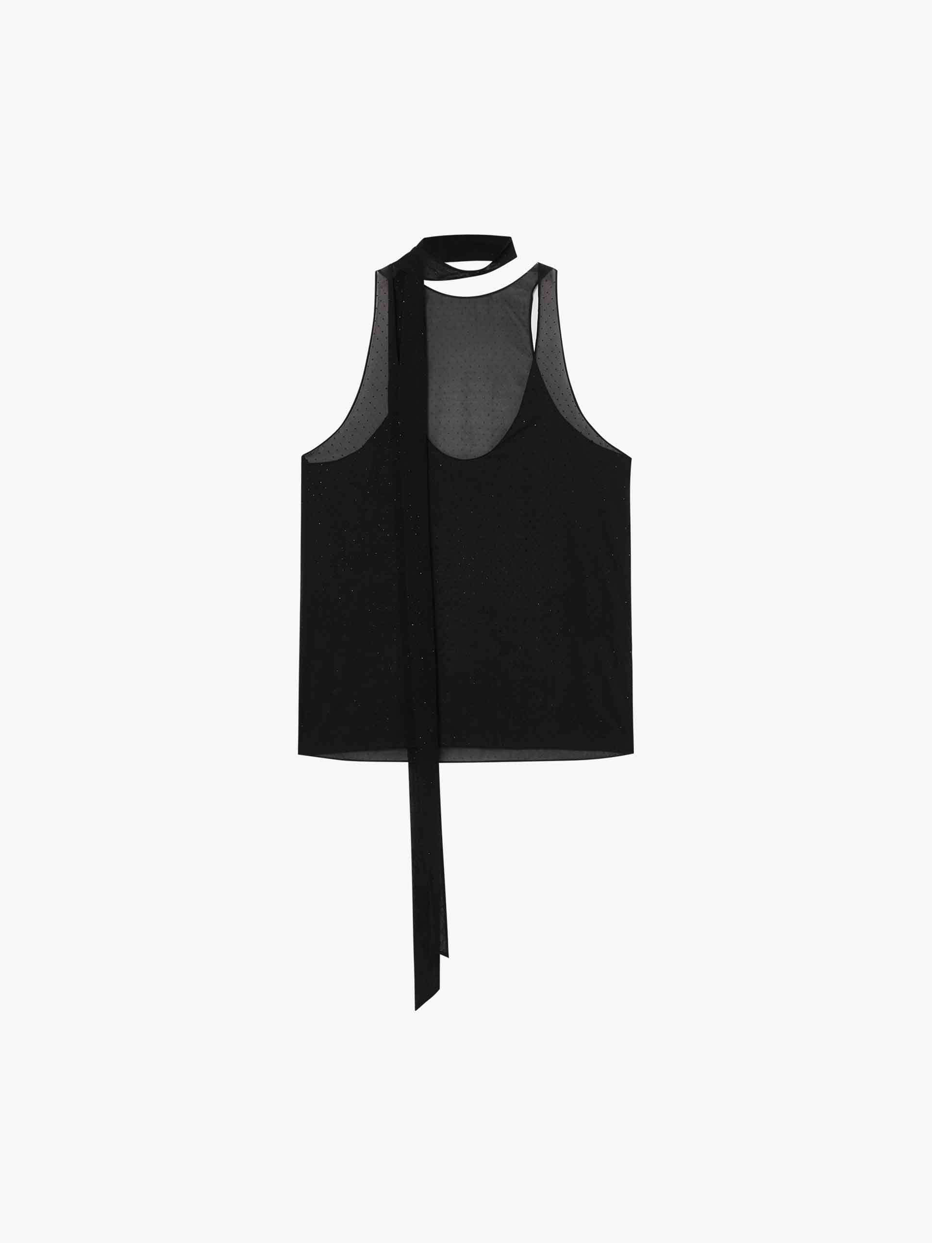 Include Tie Sheer Tank Top - Image 5