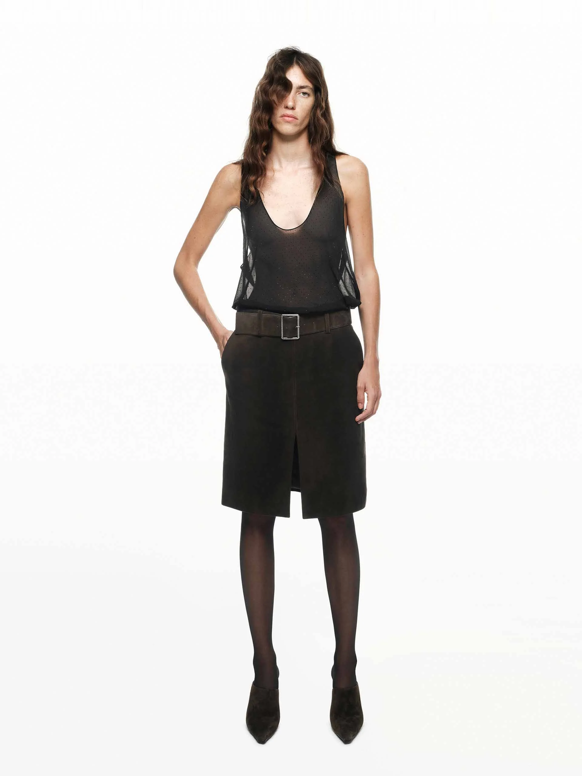 Include Tie Sheer Tank Top - Image 7