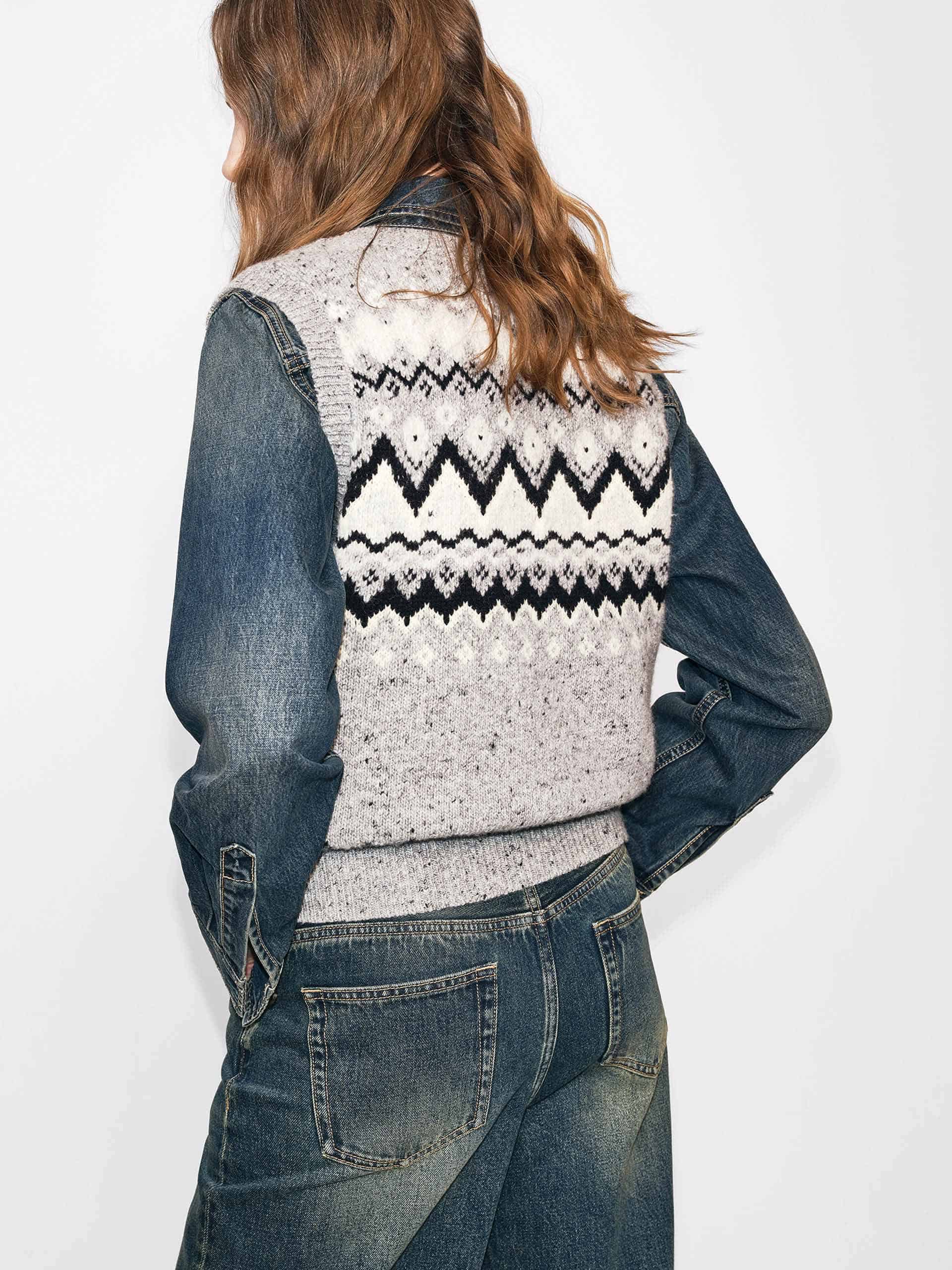 Included Alpaca Fair Isle Vest - Image 3