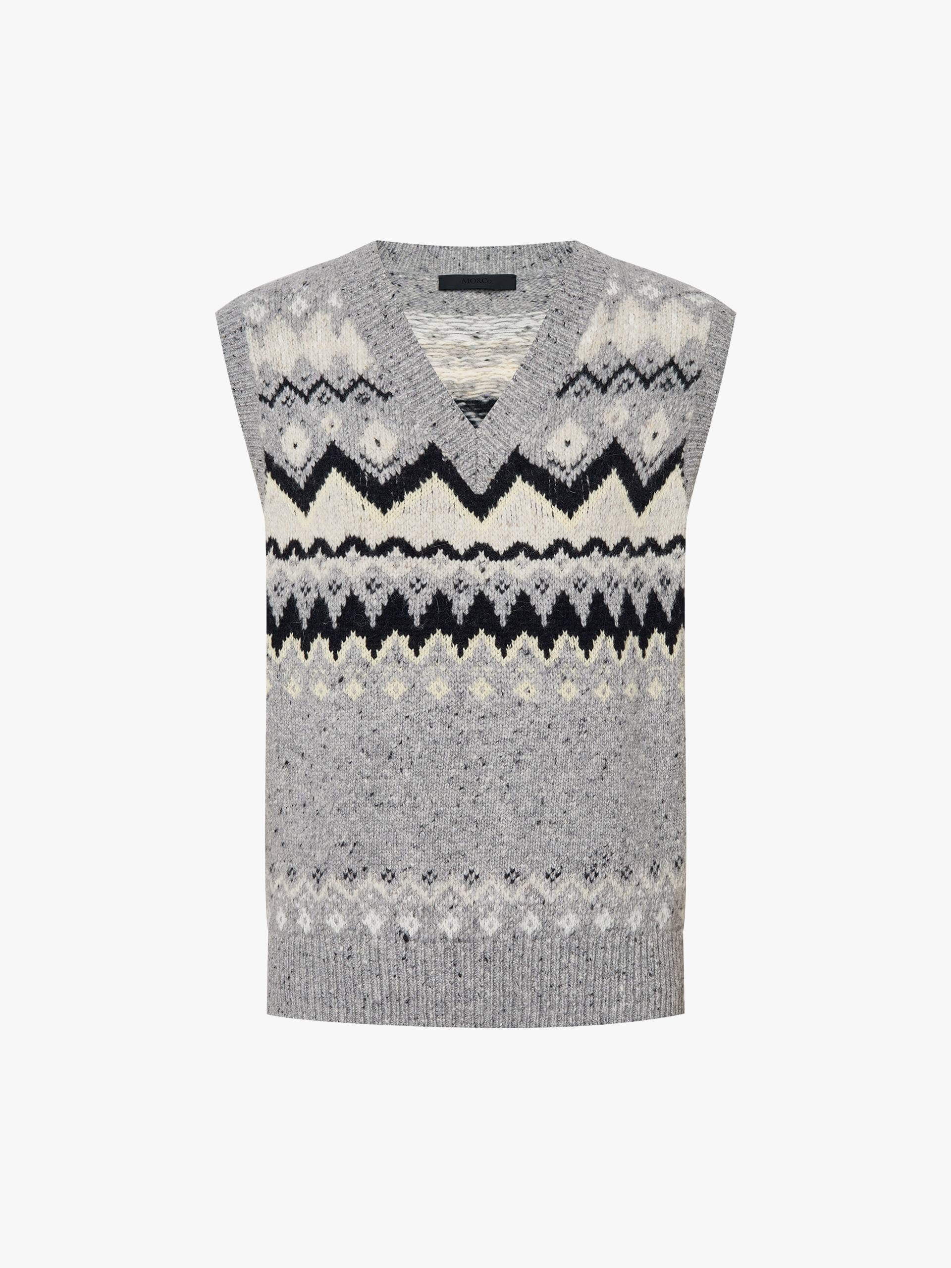 Included Alpaca Fair Isle Vest - Image 5