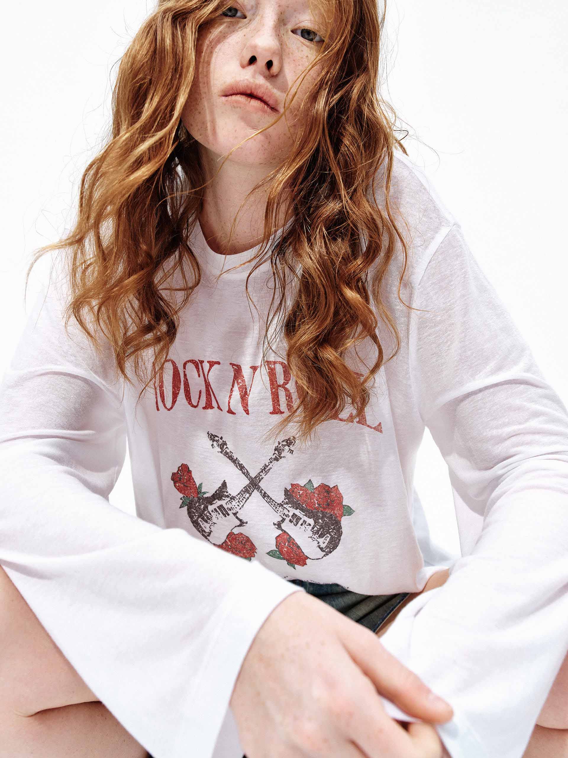 Included Linen Printed T-shirt - Image 4