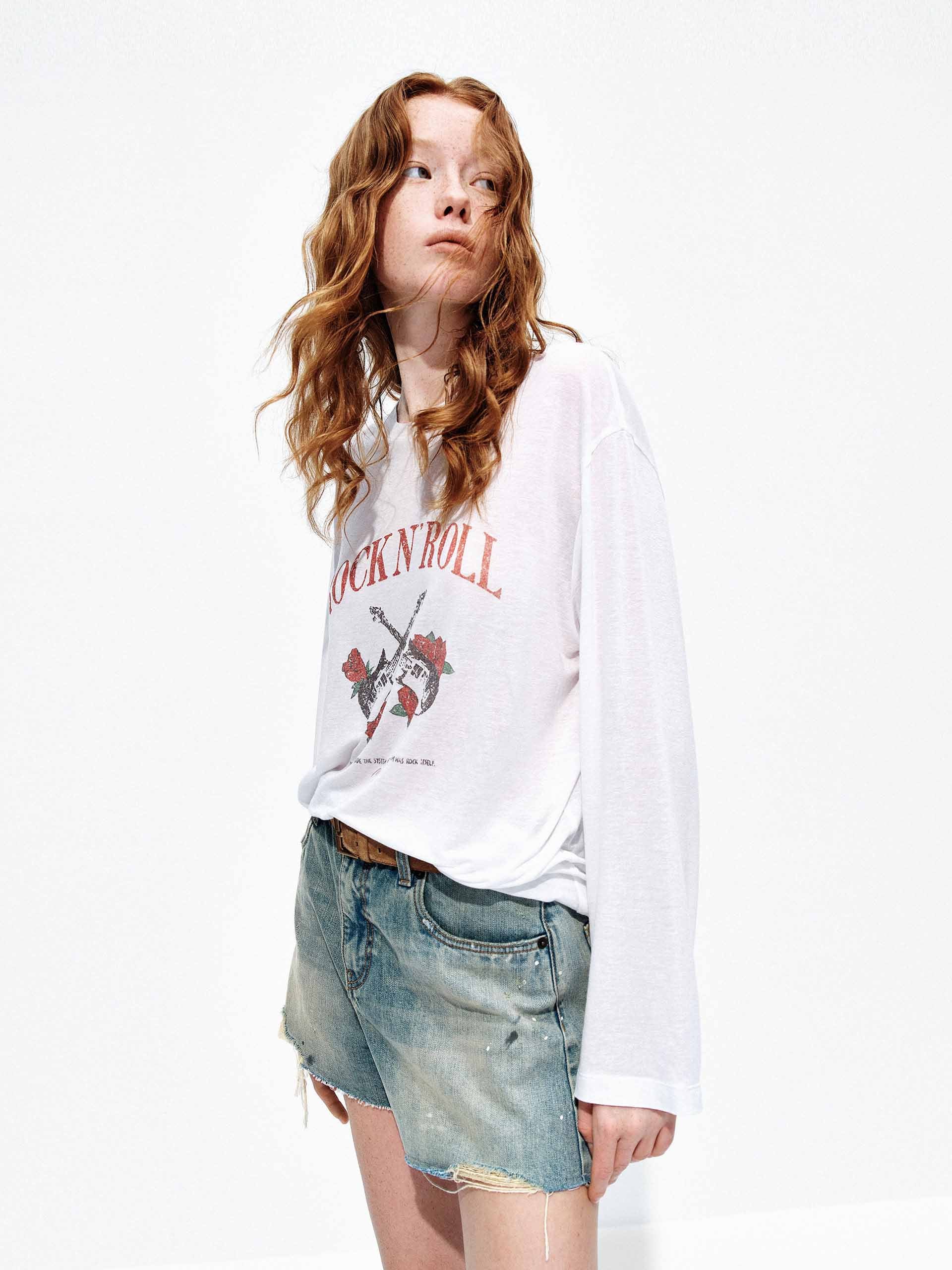 Included Linen Printed T-shirt - Image 5