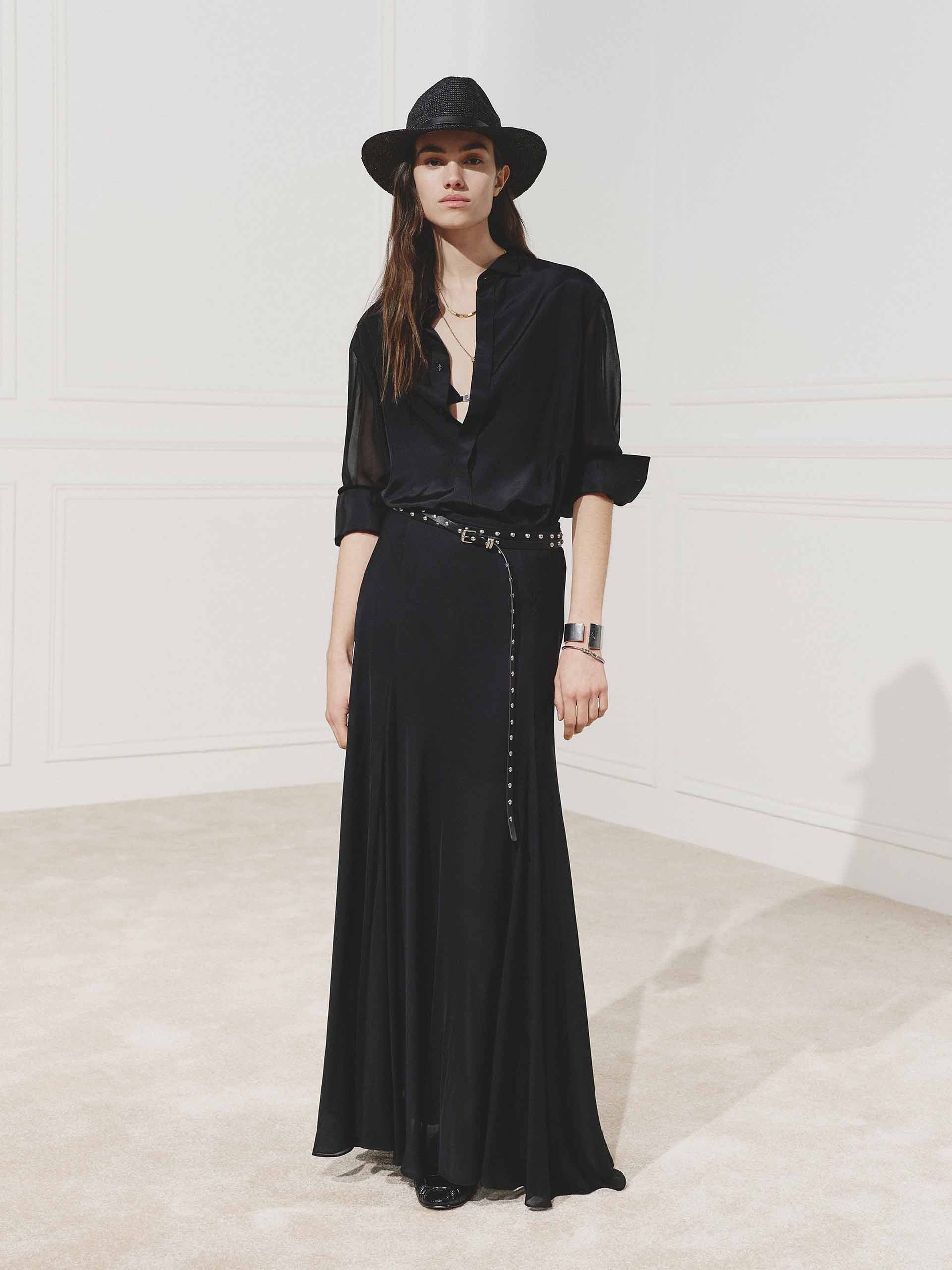 Included Silk Maxi Skirt - Image 2