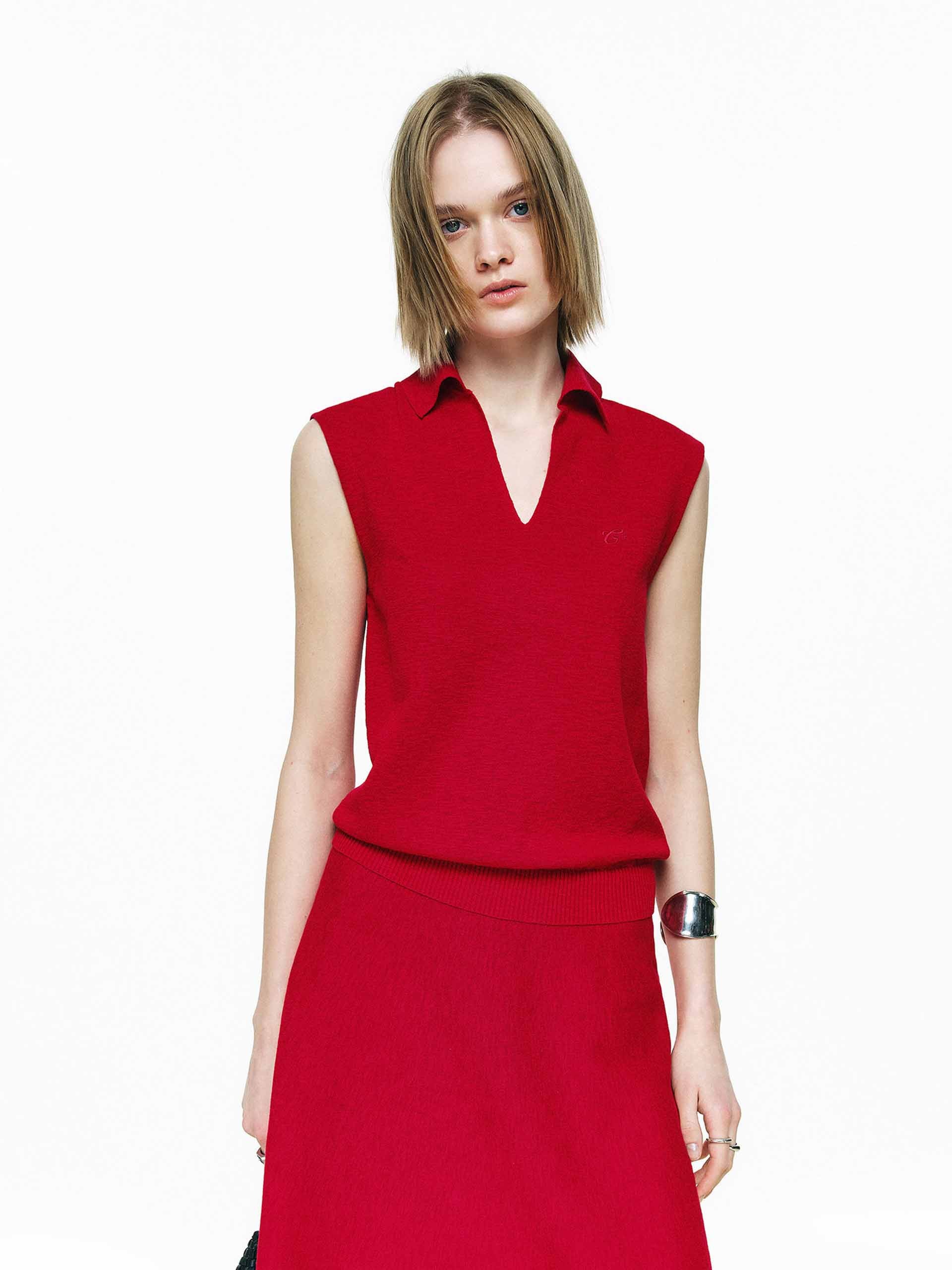 Includes Linen V-neck Dress