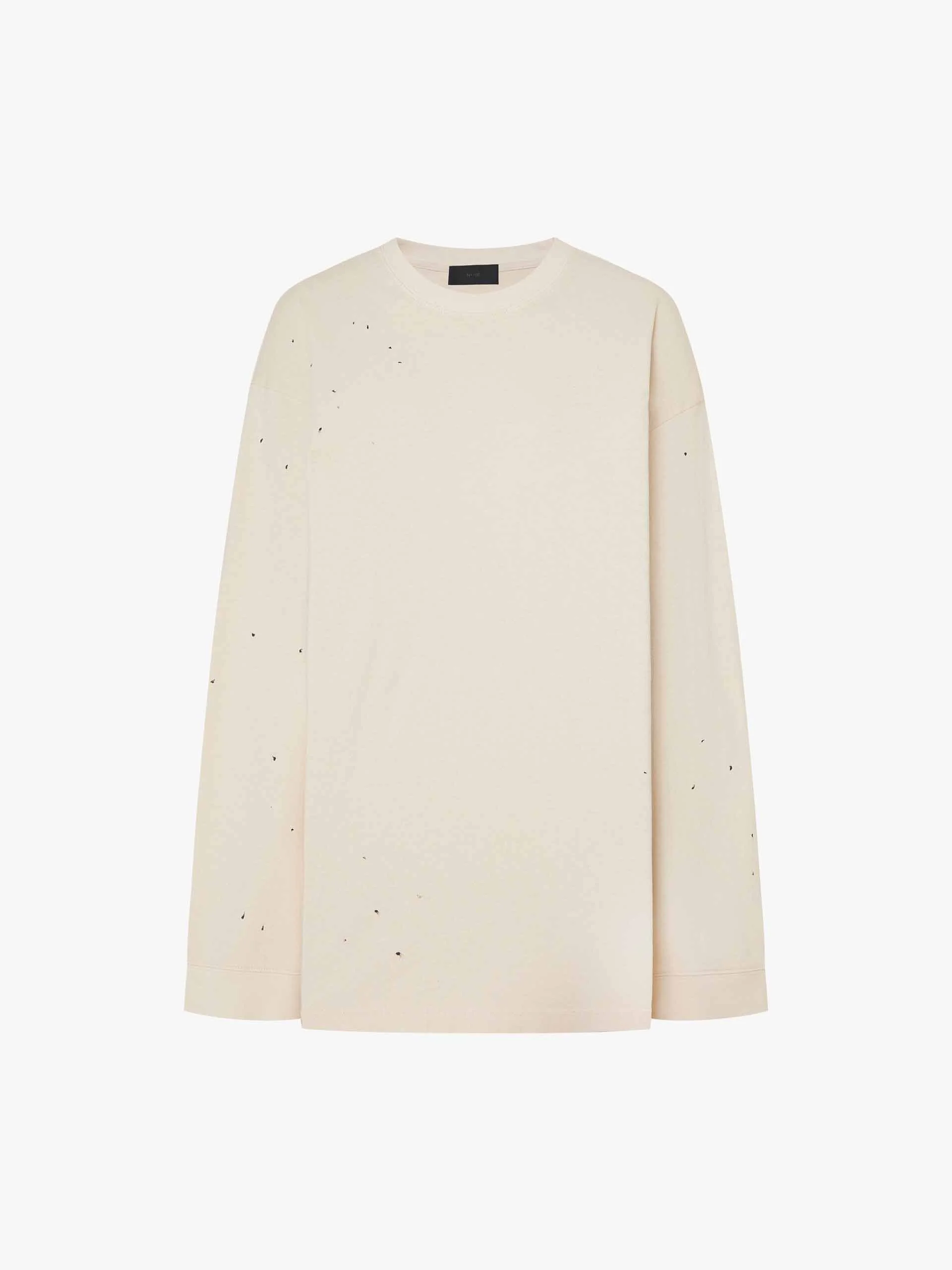Ink-splashed Cotton T-shirt - Image 5