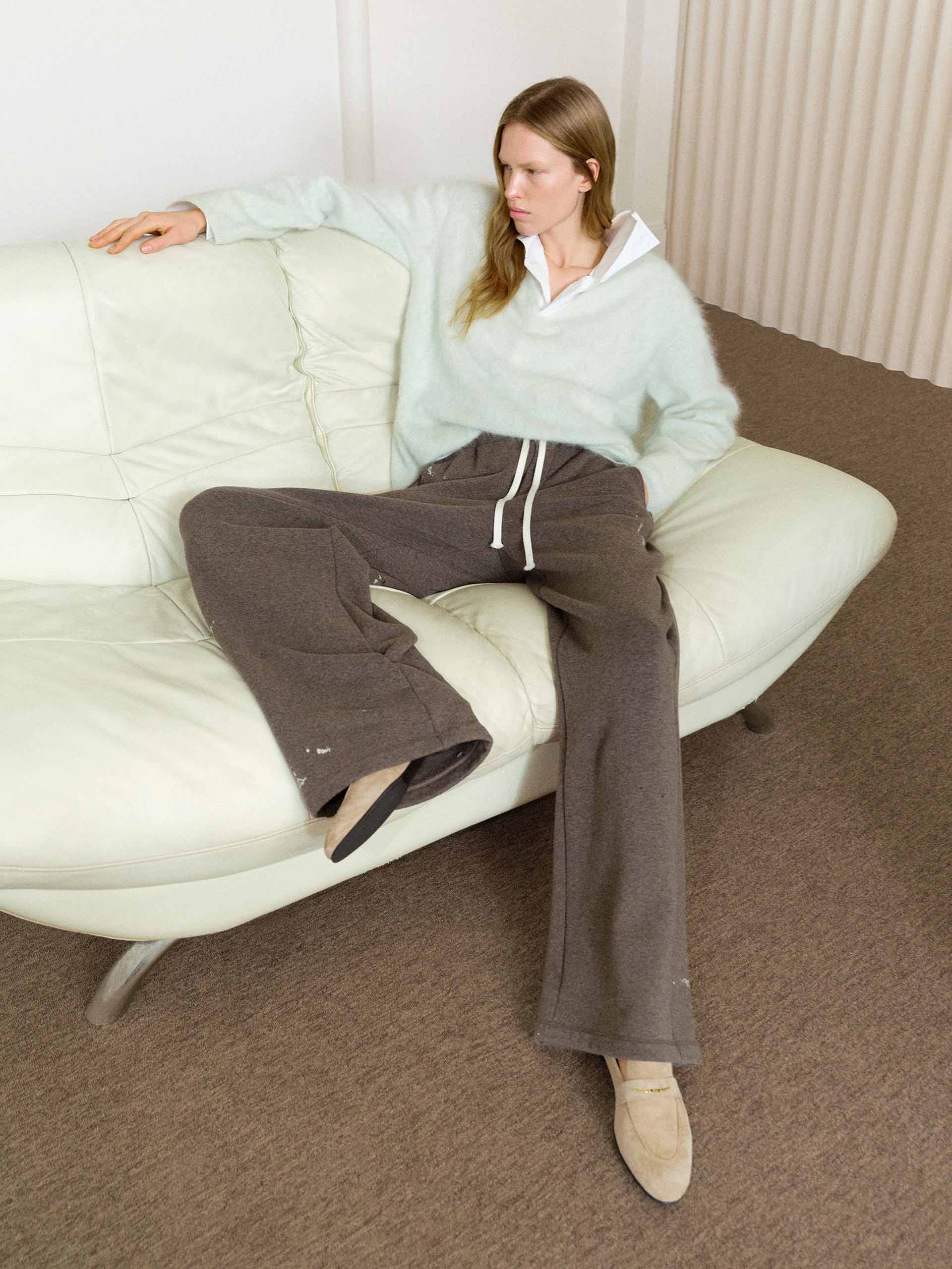 Ink-splashed Drawstring Trousers - Image 10