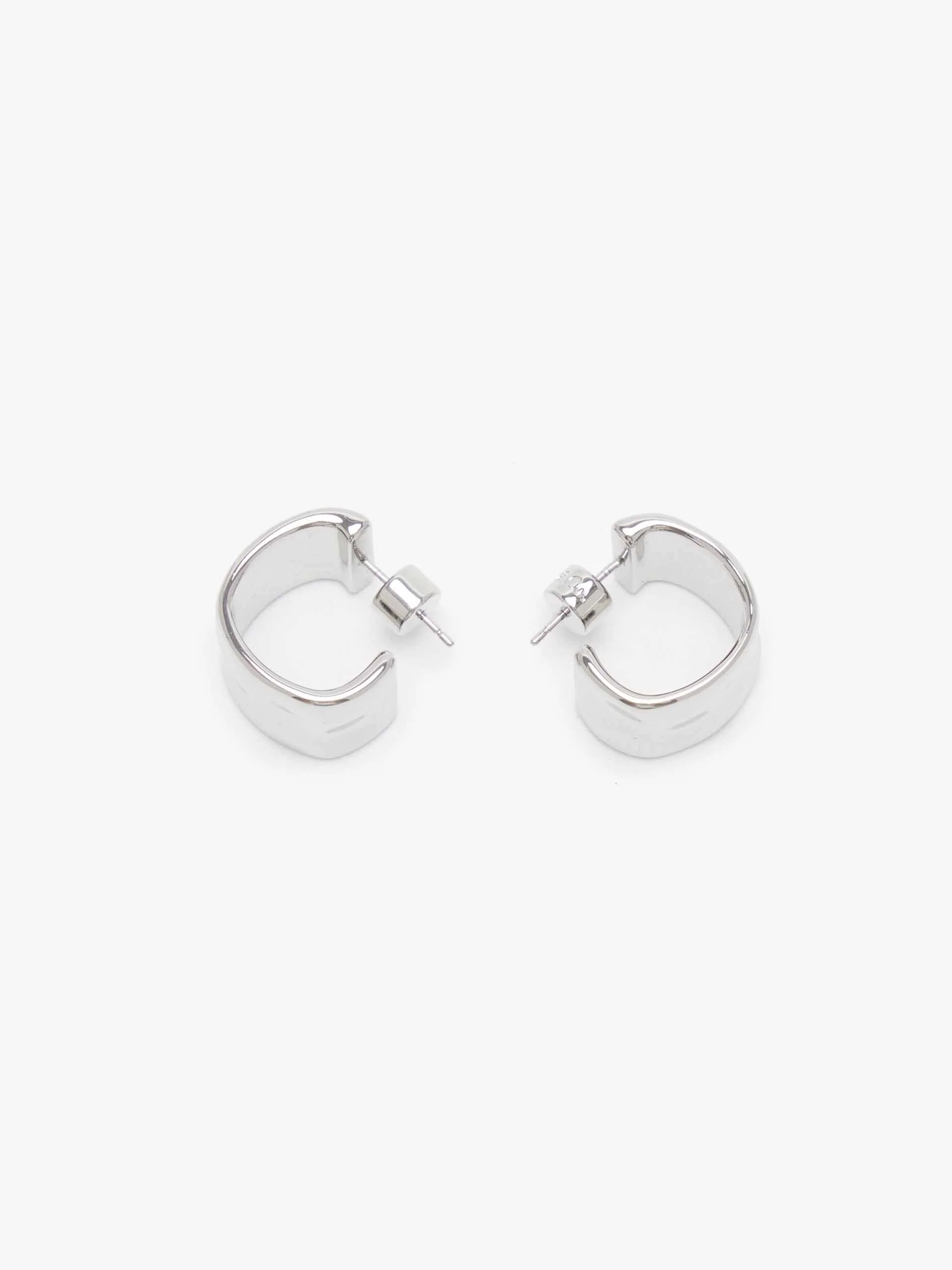 Modern Hoop Stud Earring - Image 2