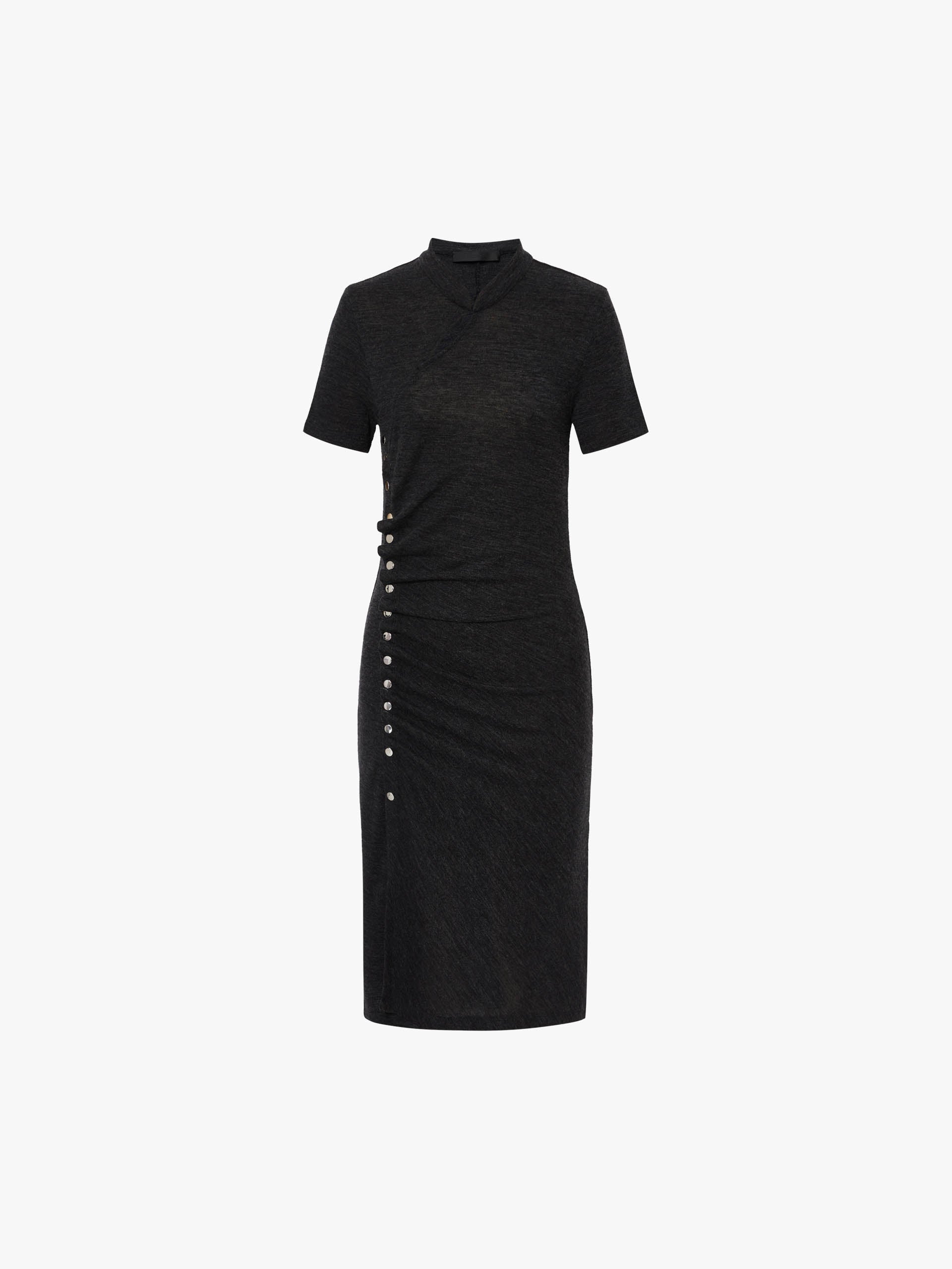 Knitted Wool Midi Dress - Image 13