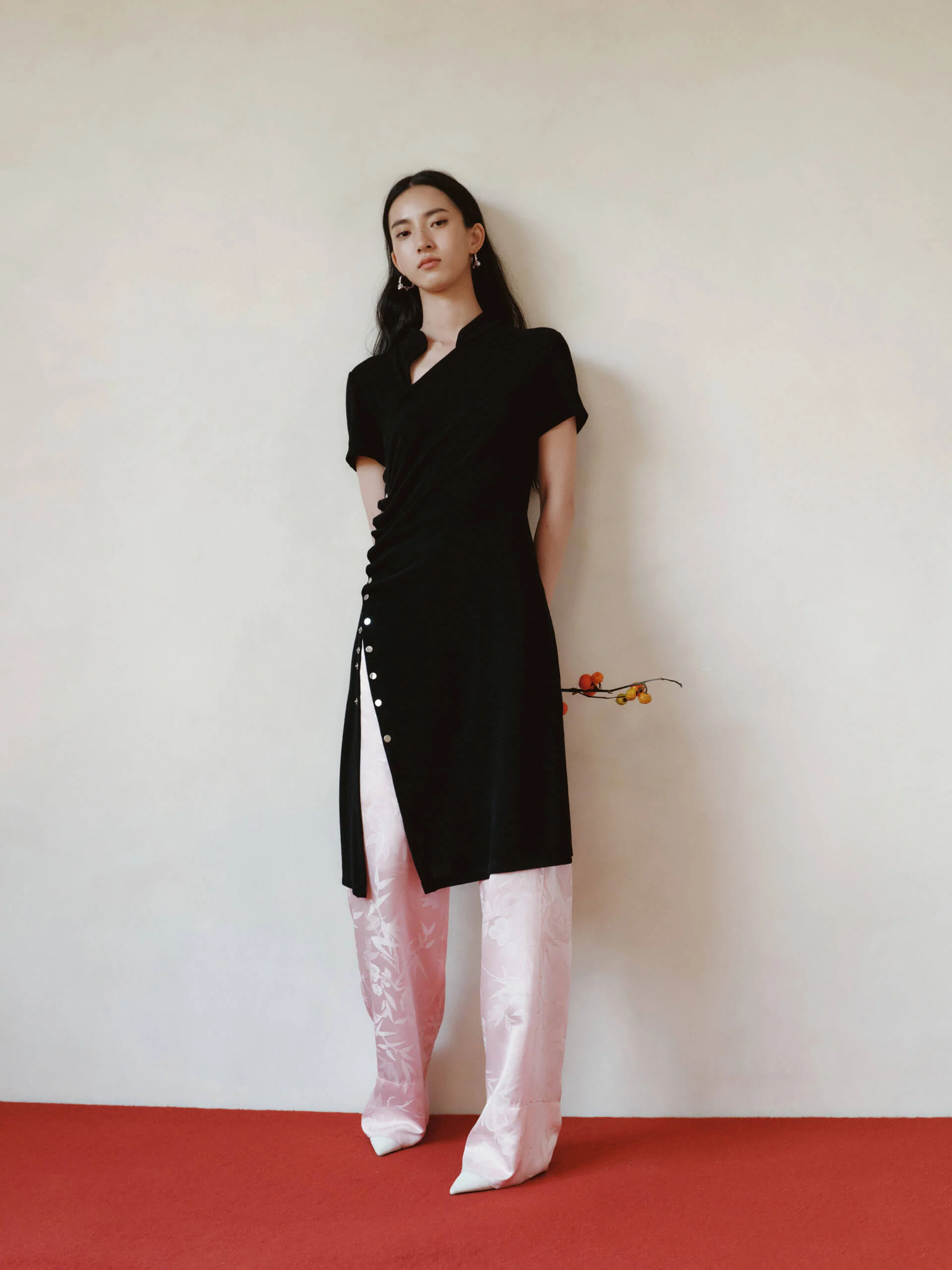 Knitted Wool Midi Dress - Image 3