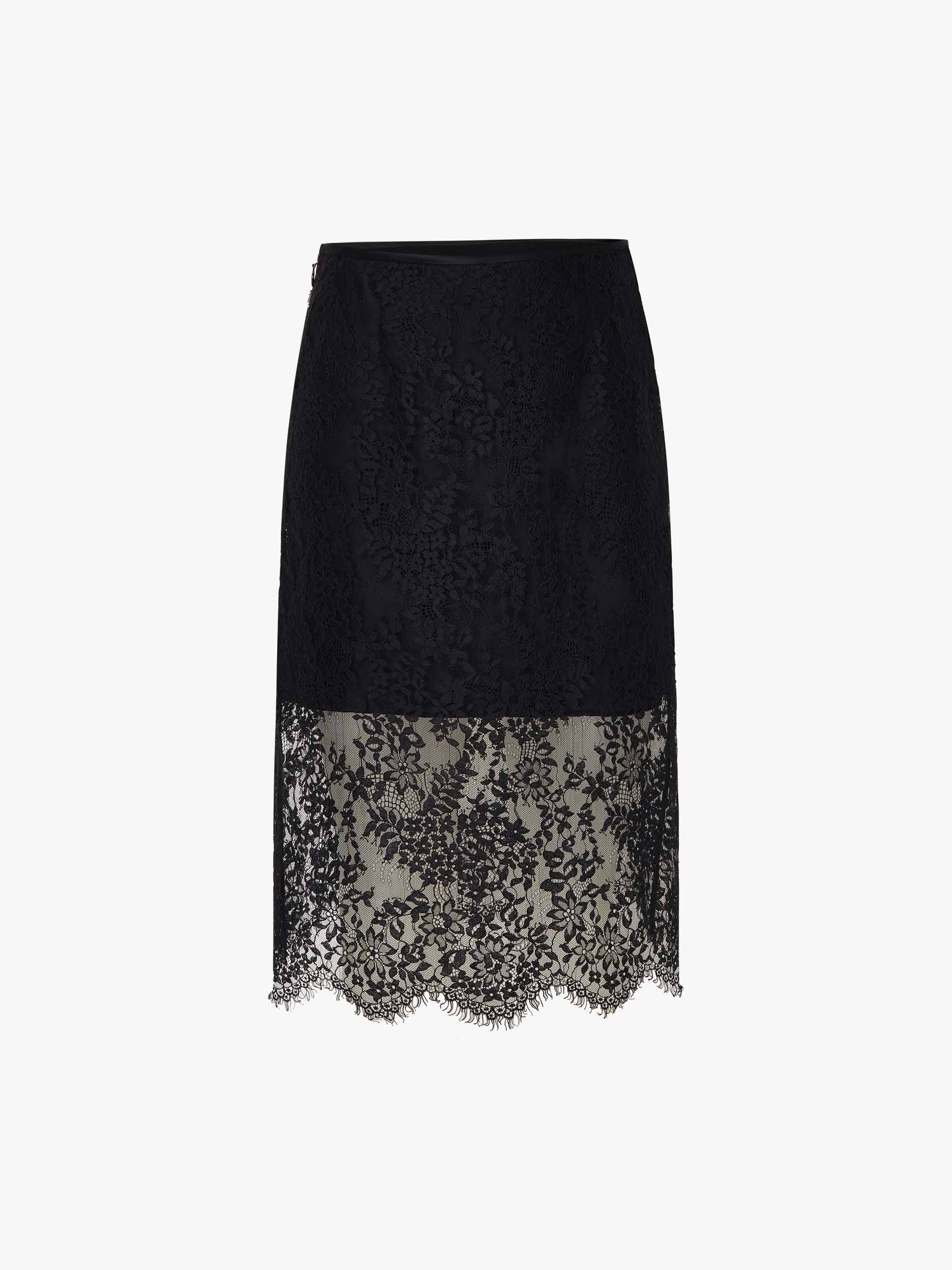 Lace Detail Midi Skirt - Image 12