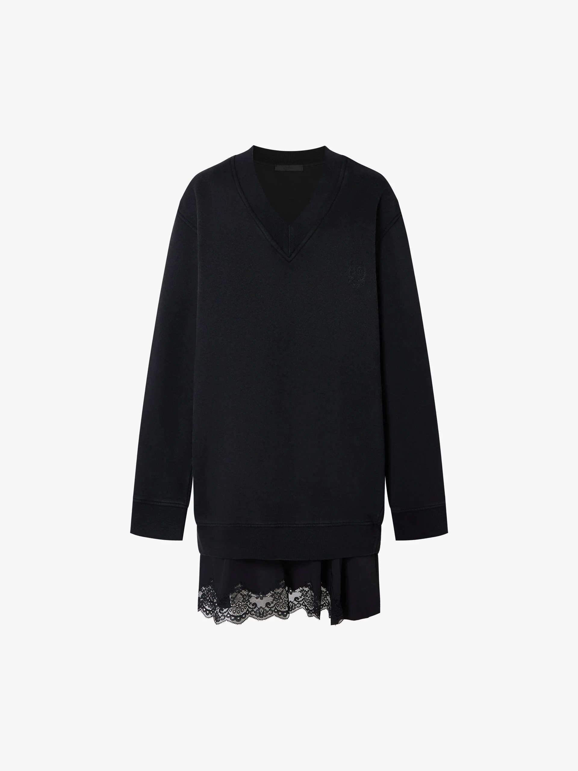 Lace Hem Cotton Dress - Image 5