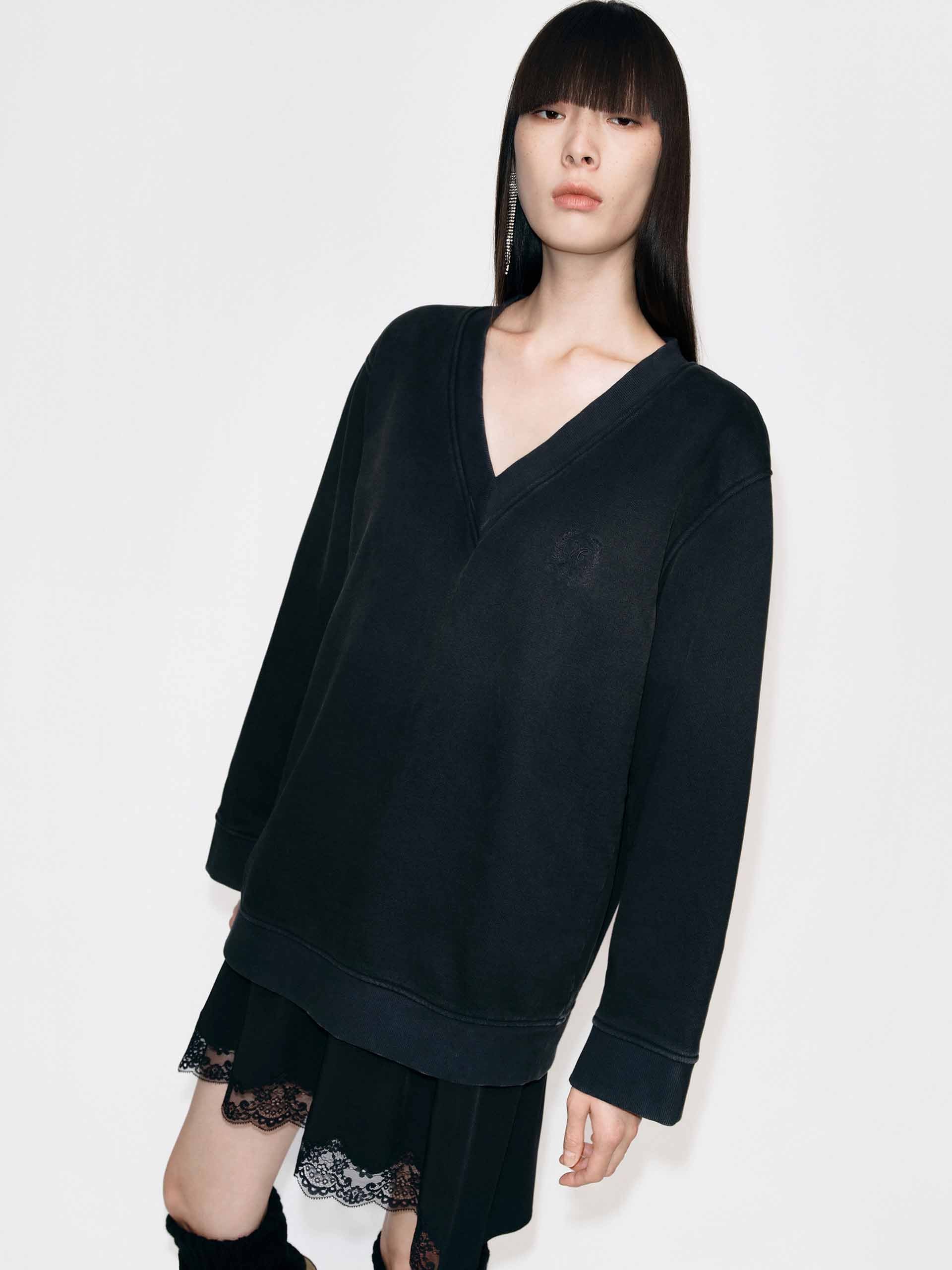 Lace Hem Cotton Dress - Image 6