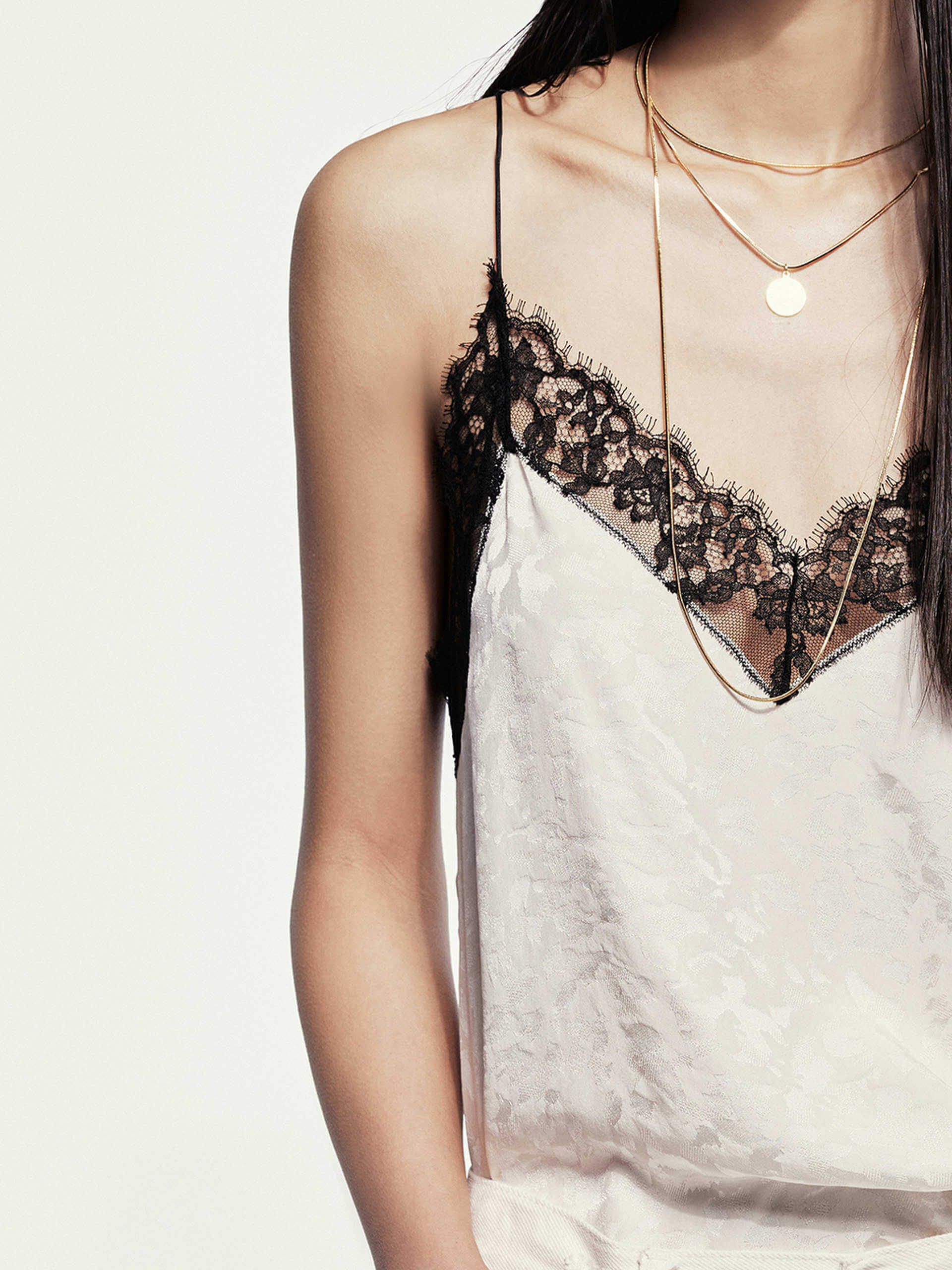 Lace Trimmed Cami Top - Image 3