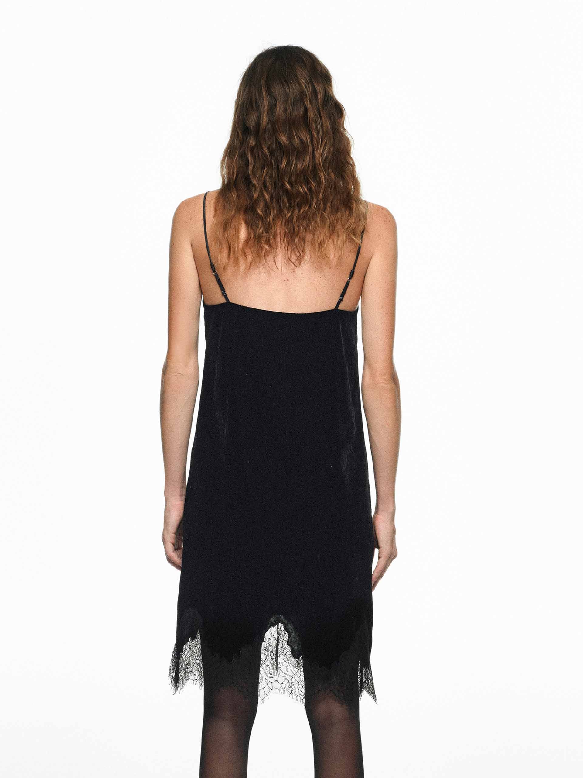 Laced Hem Cami Dress - Image 3