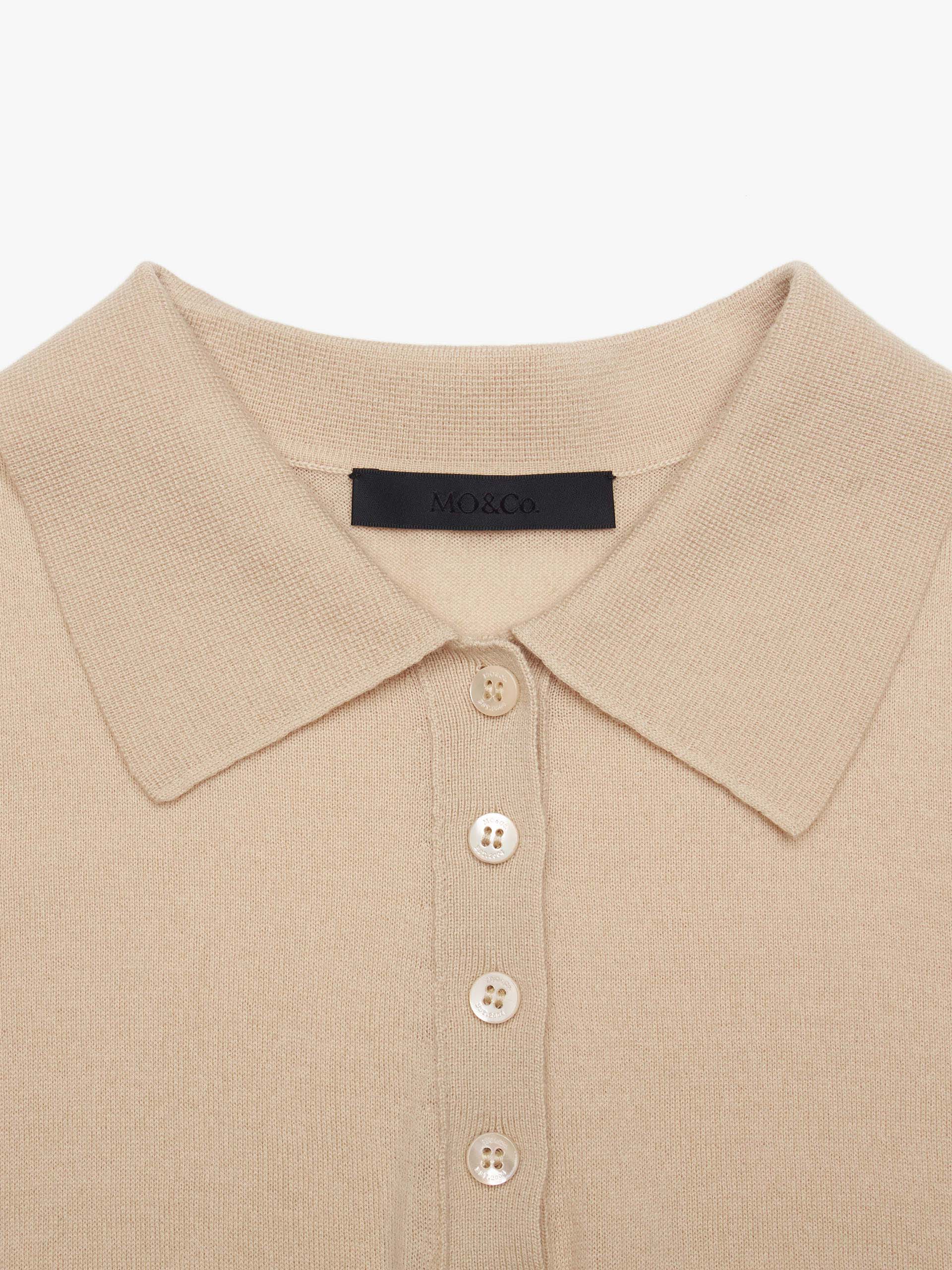 Lapel Collar Wool Knit Vest - Image 8