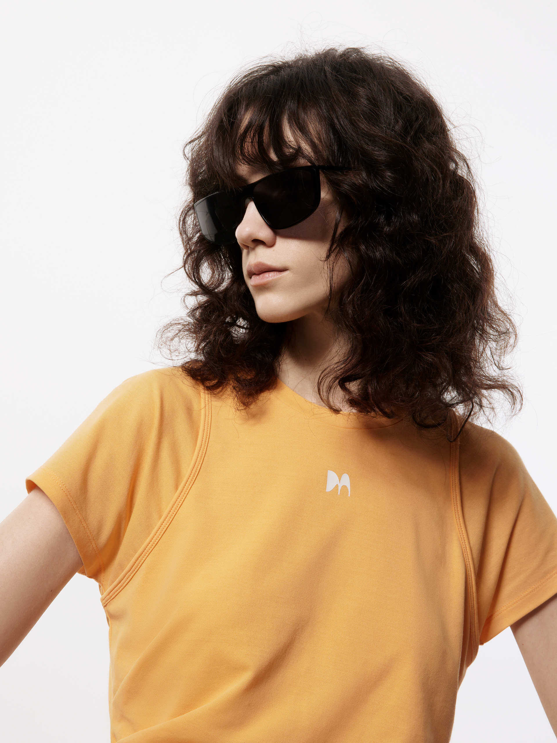 Layered Detail Cotton T-shirt - Image 16