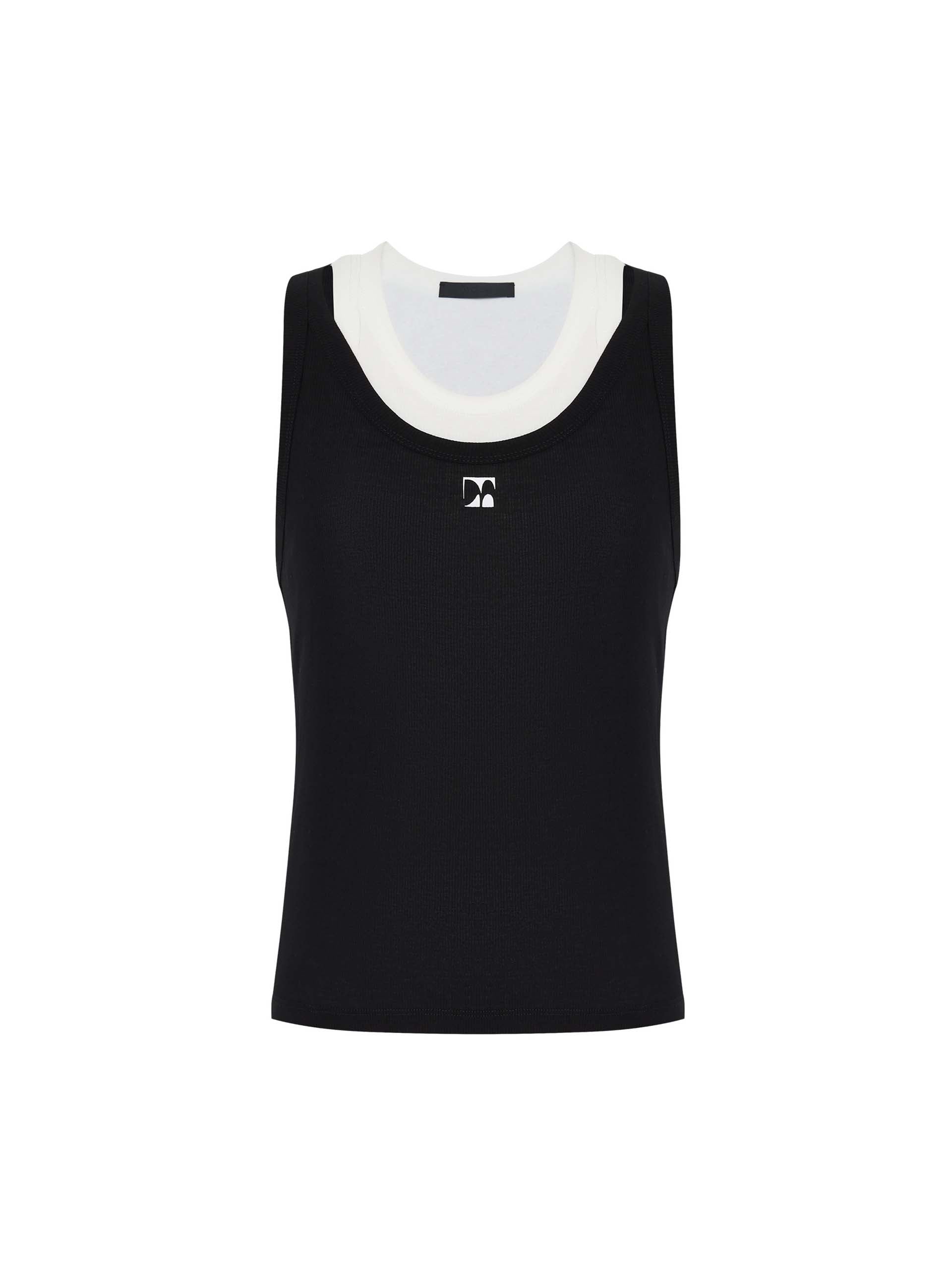 Layered Detail Knit Tank - Image 5
