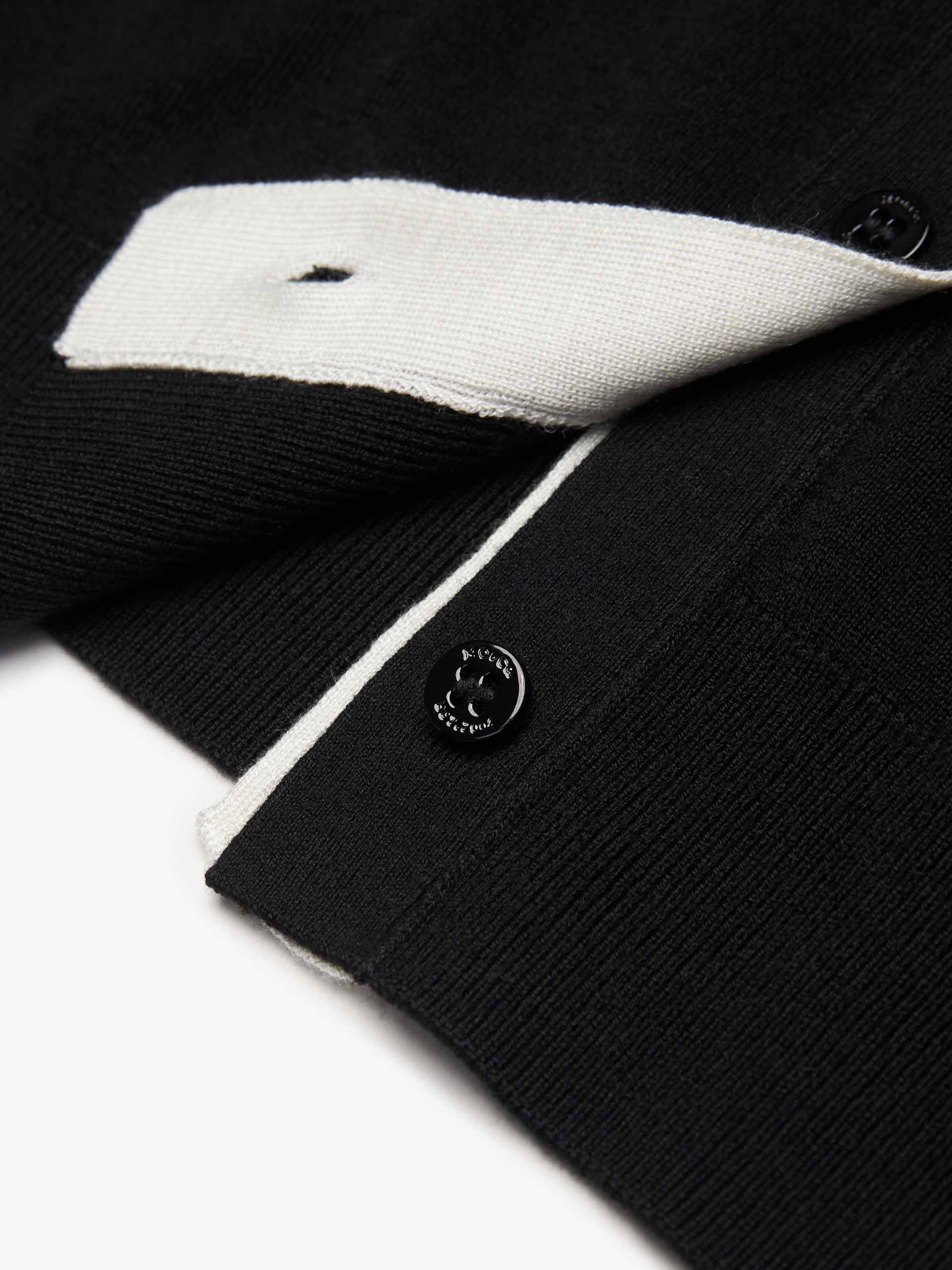 Layered Detail Knitted Cardigan - Image 4