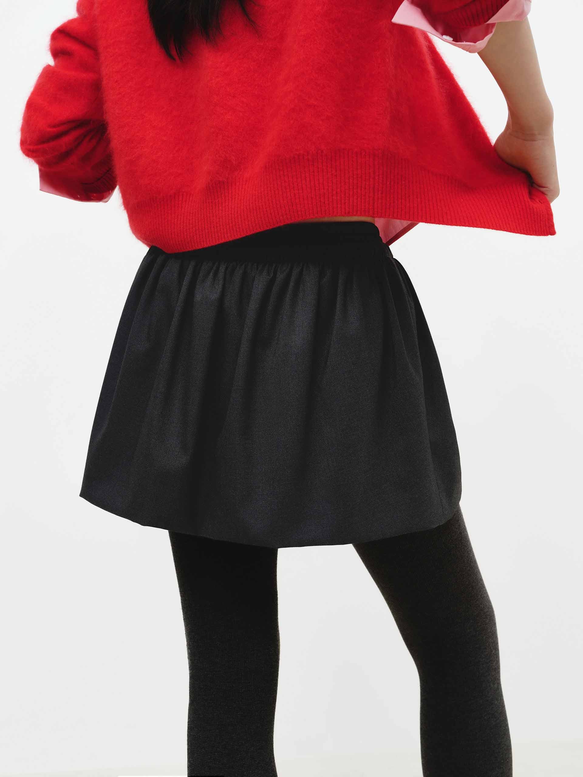 Layered Waistband Mini Skirt - Image 8
