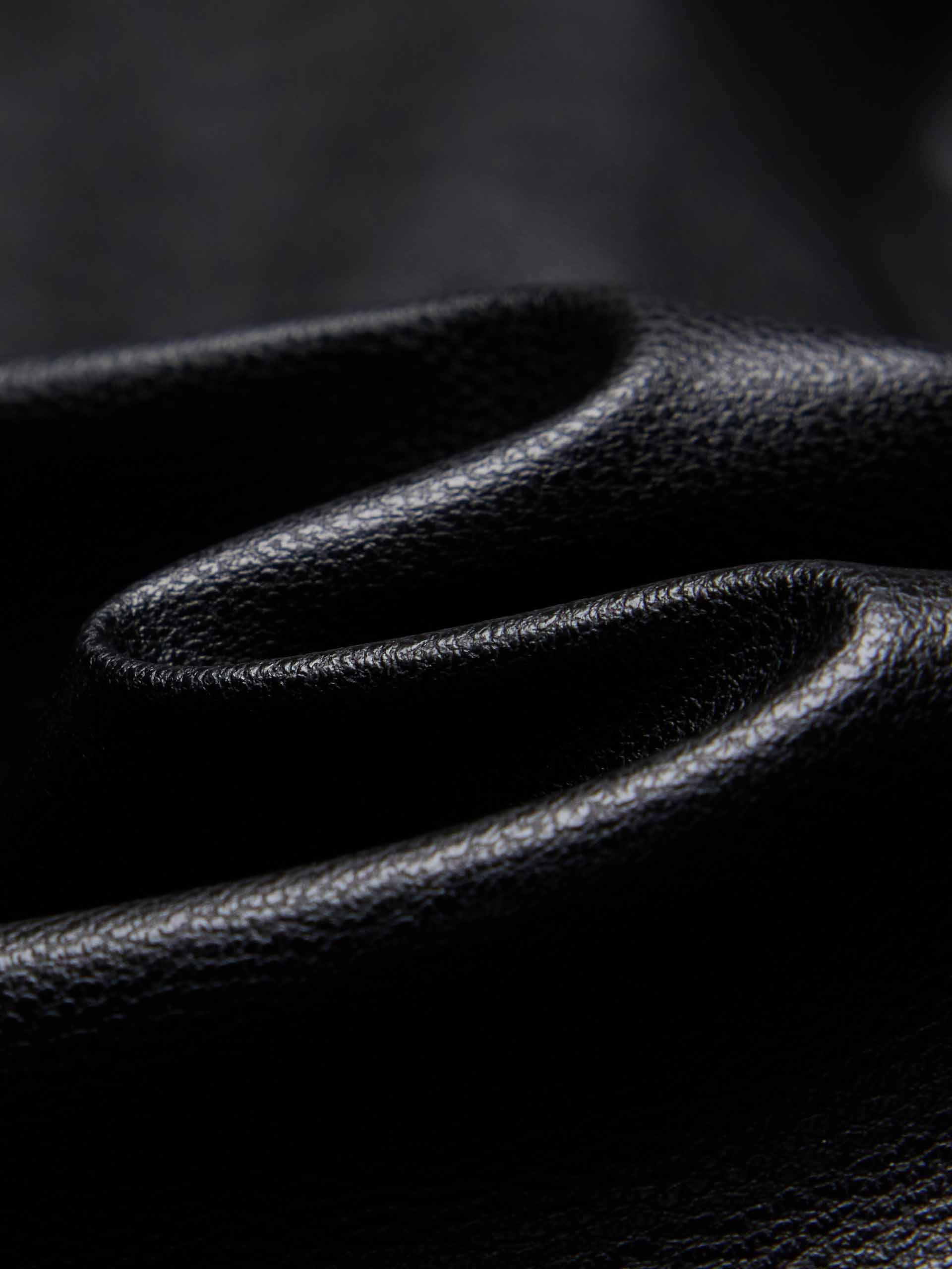 Leather Quilted Down Vest - Image 4