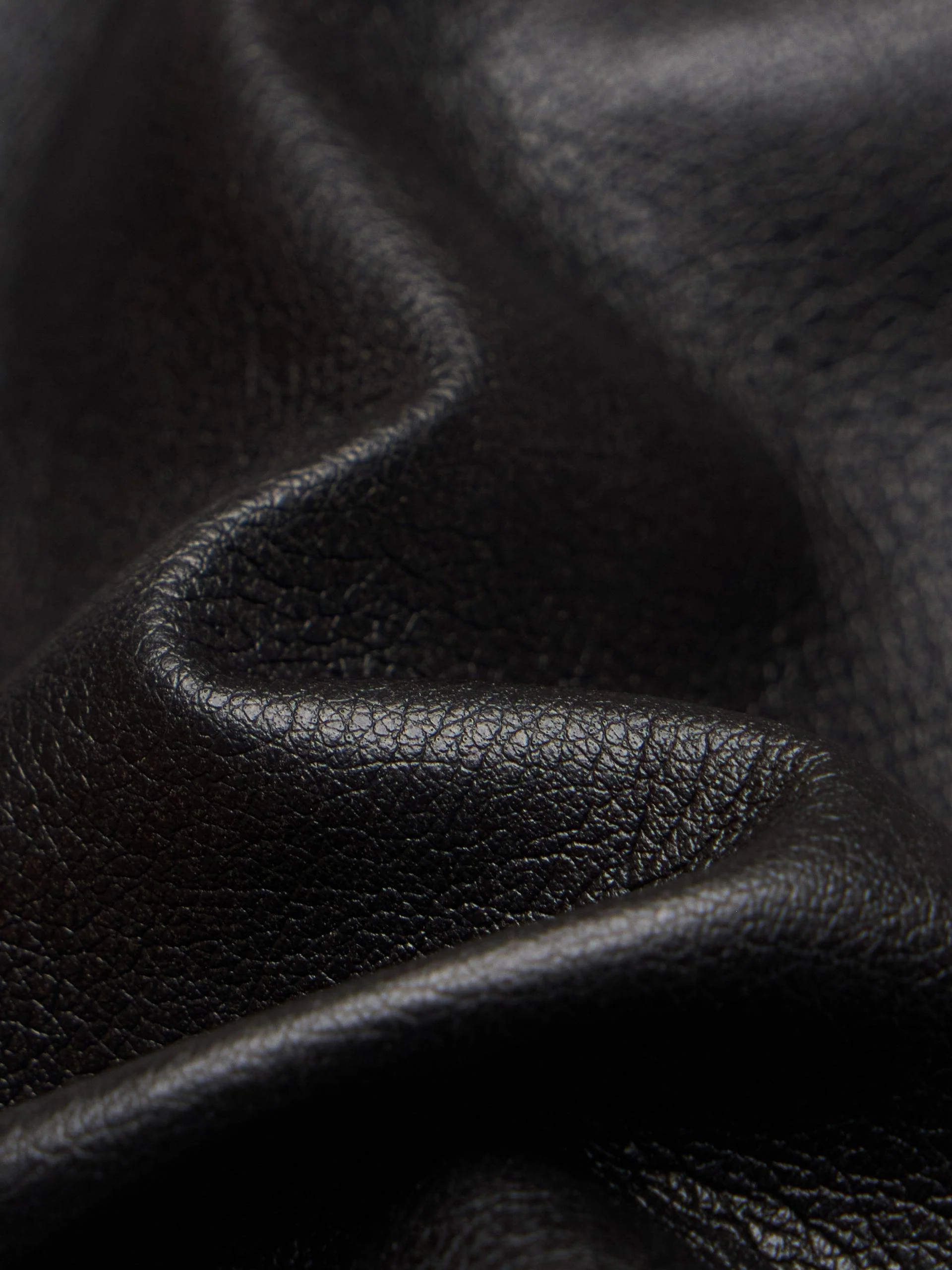Leather Straight Cut Skirt - Image 4