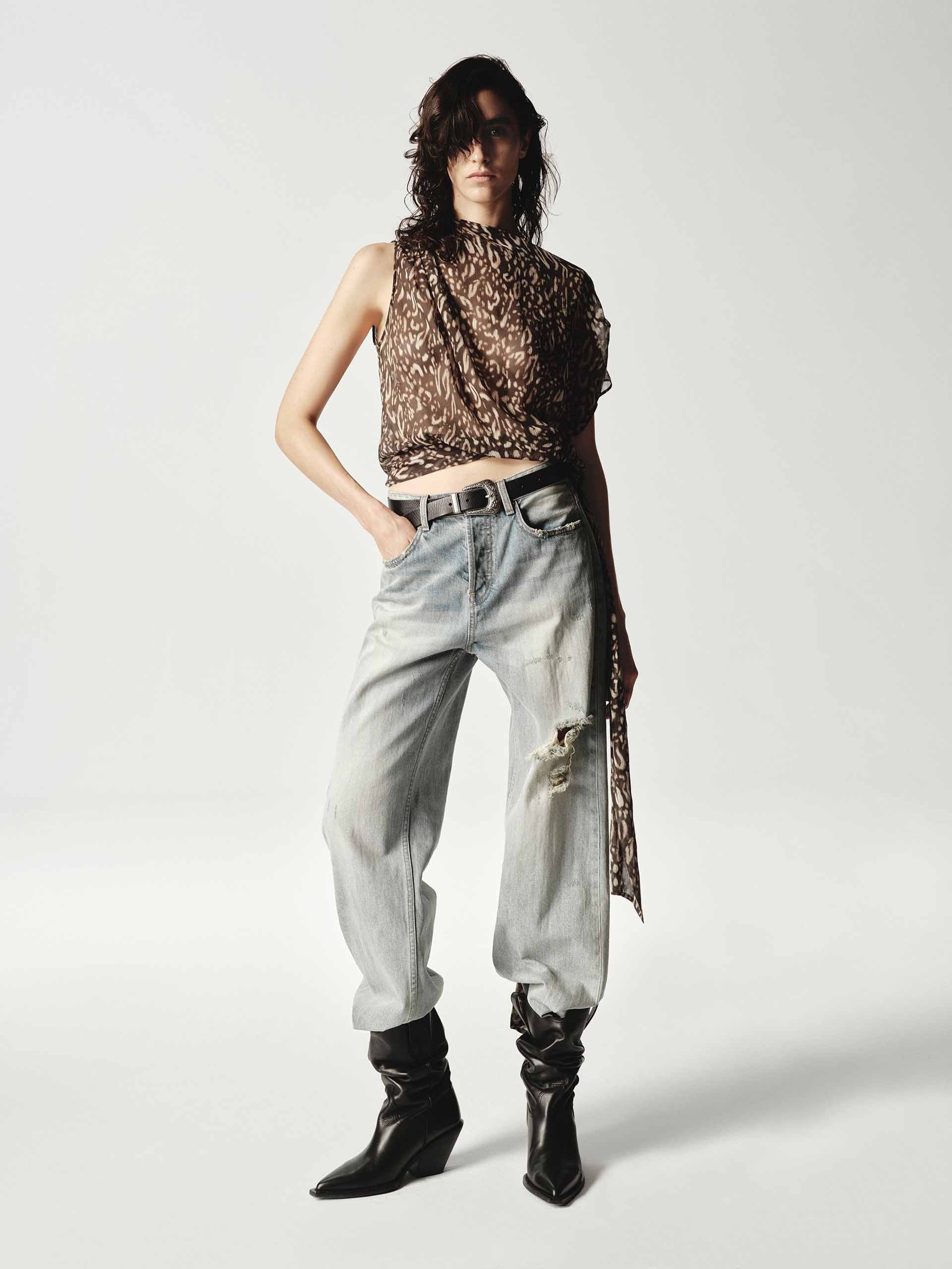 Leopard Print Backless Top - Image 2