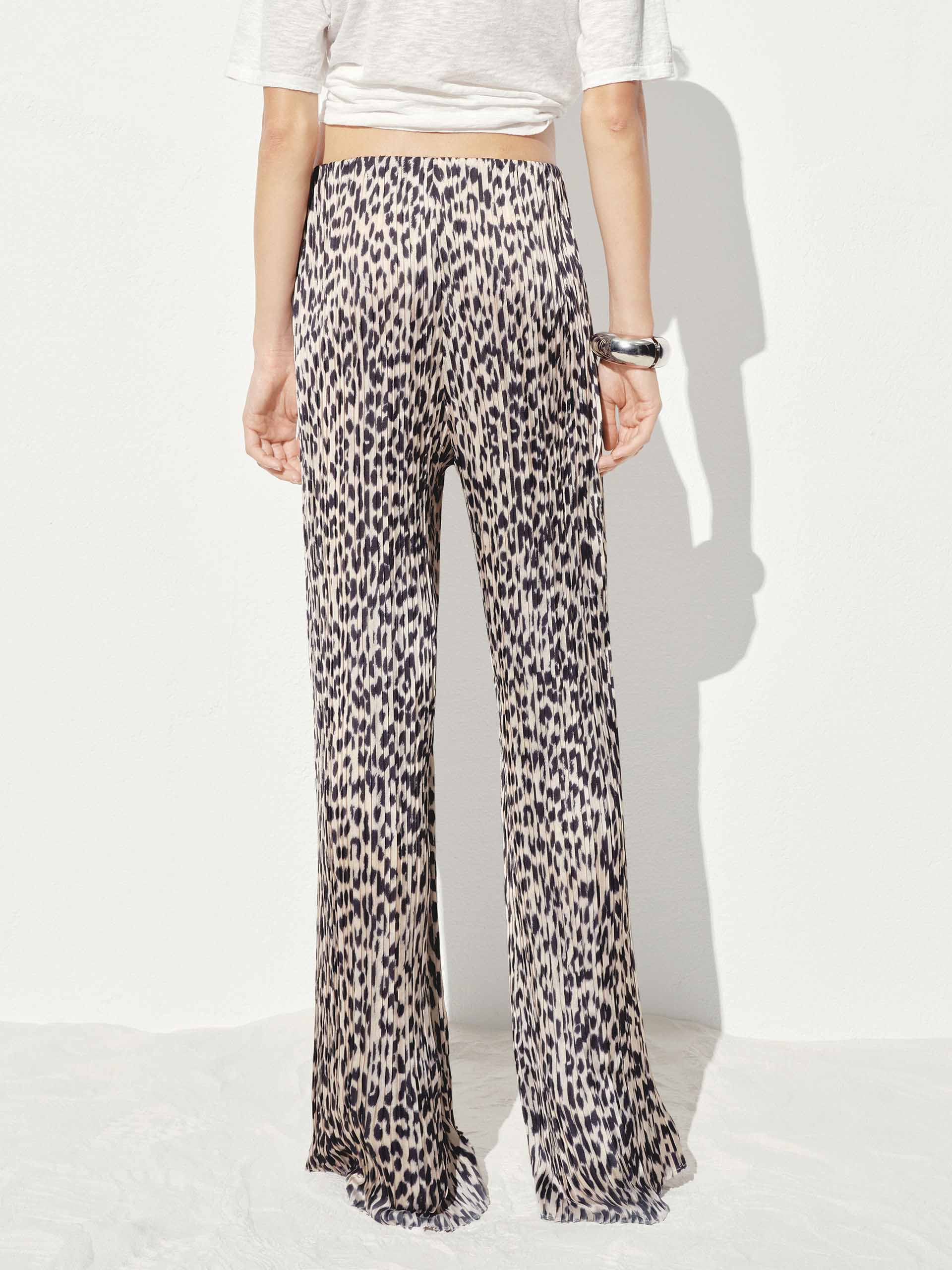 Leopard Print Loose Trousers - Image 6