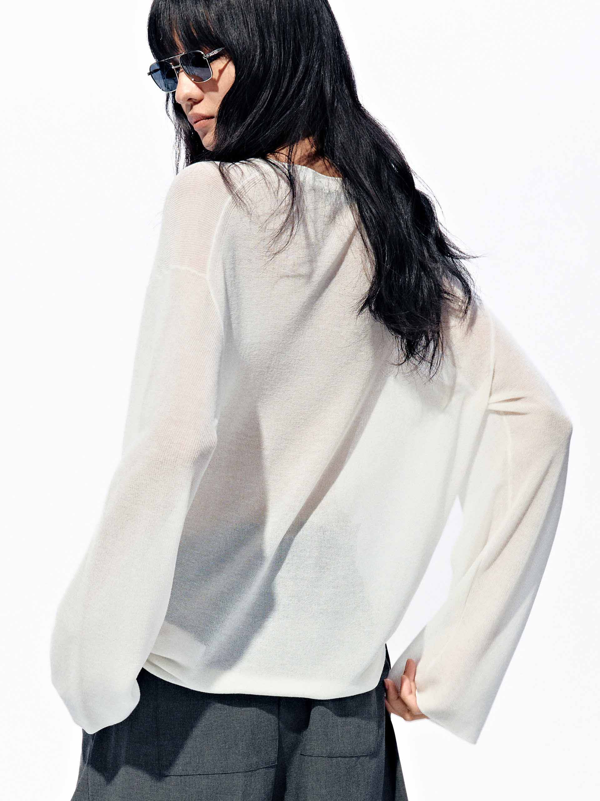 Letter Print Lightweight Top - Image 13