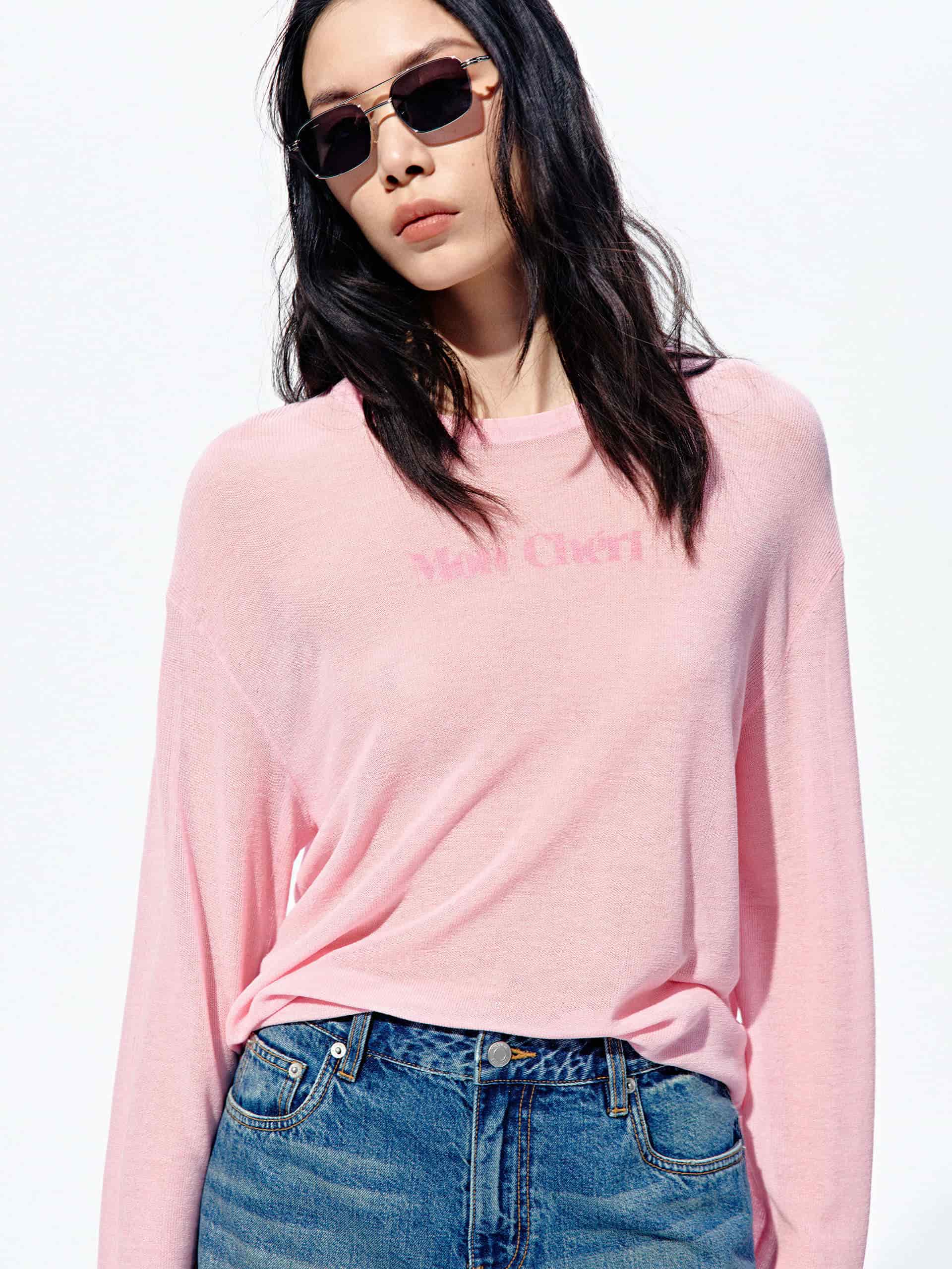 Letter Print Lightweight Top - Image 16