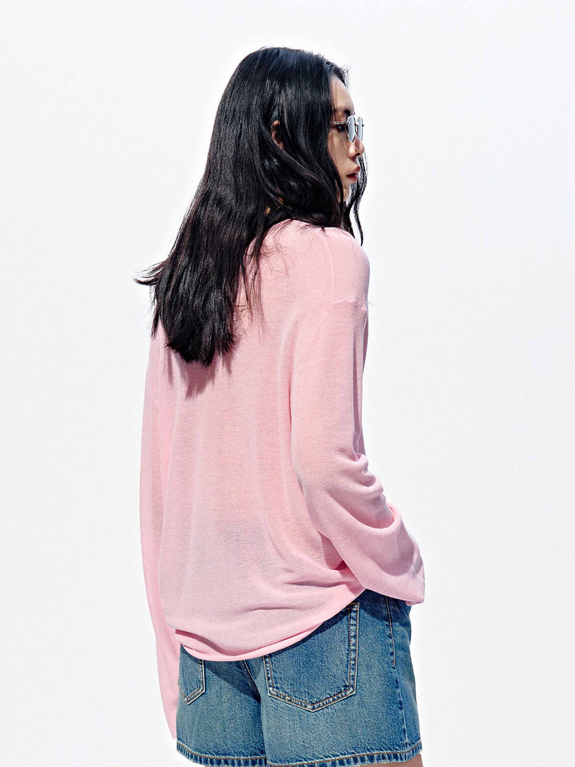 Letter Print Lightweight Top - Image 18