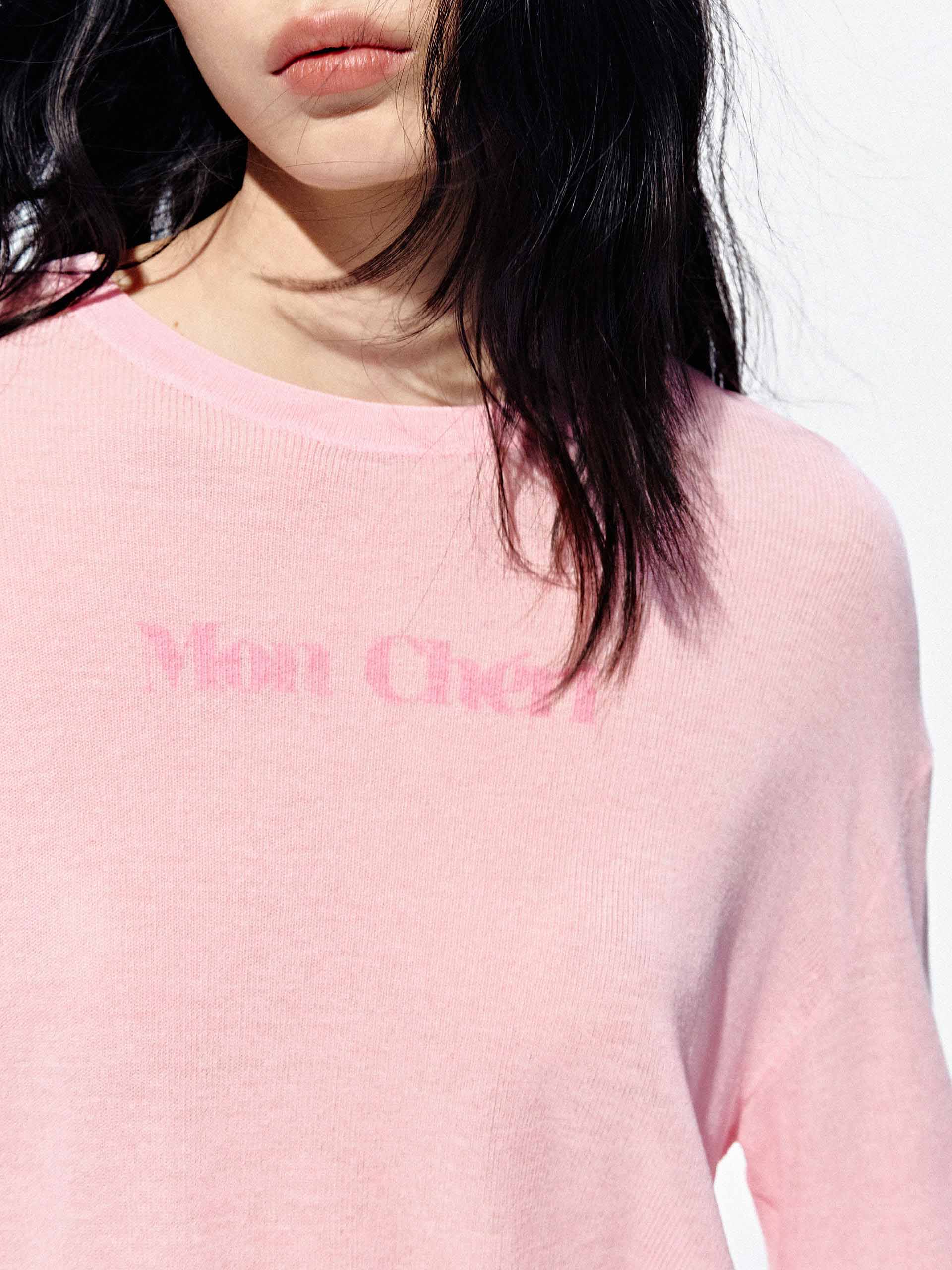 Letter Print Lightweight Top - Image 22
