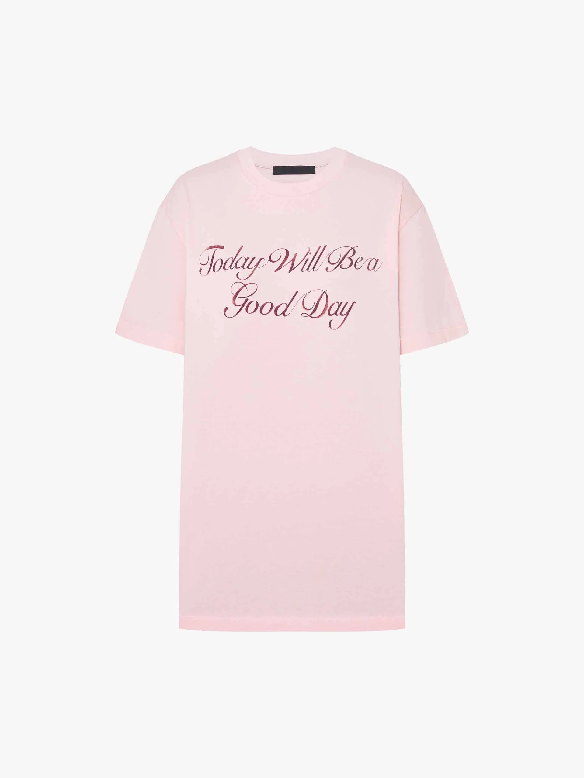 Letter Print Round Neck T-shirt - Image 5