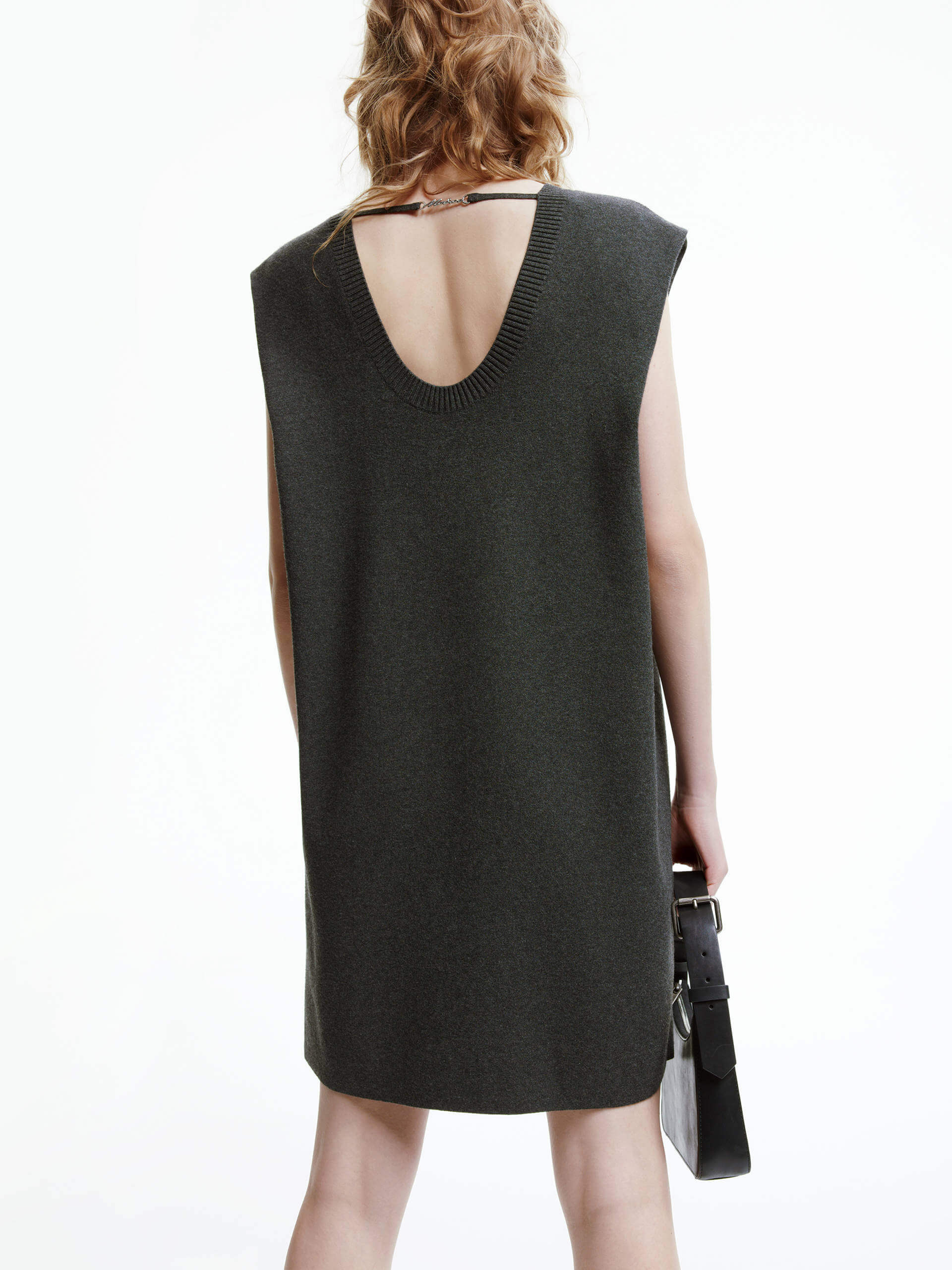 Letter Print Sleeveless Dress - Image 12