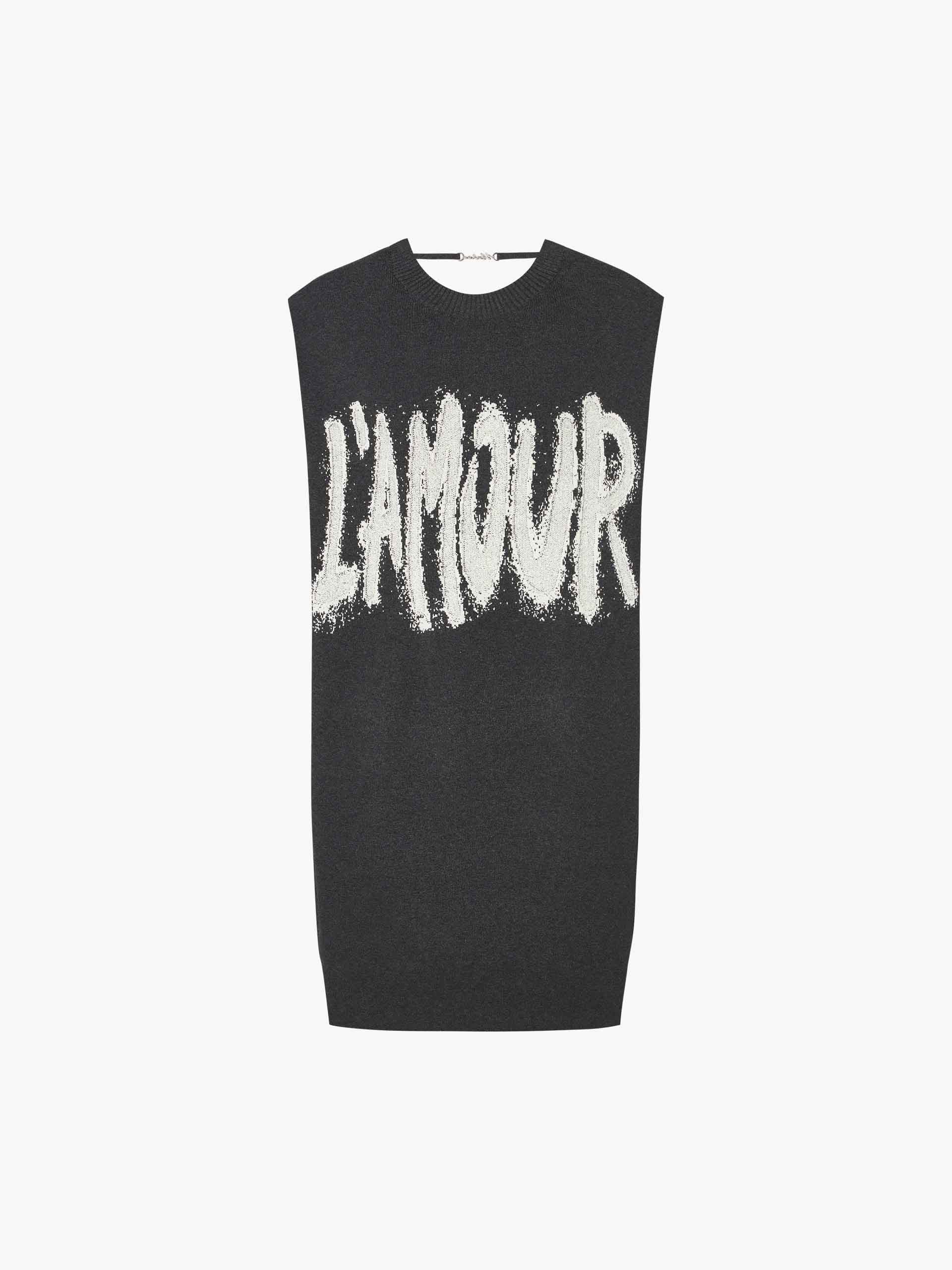 Letter Print Sleeveless Dress - Image 14