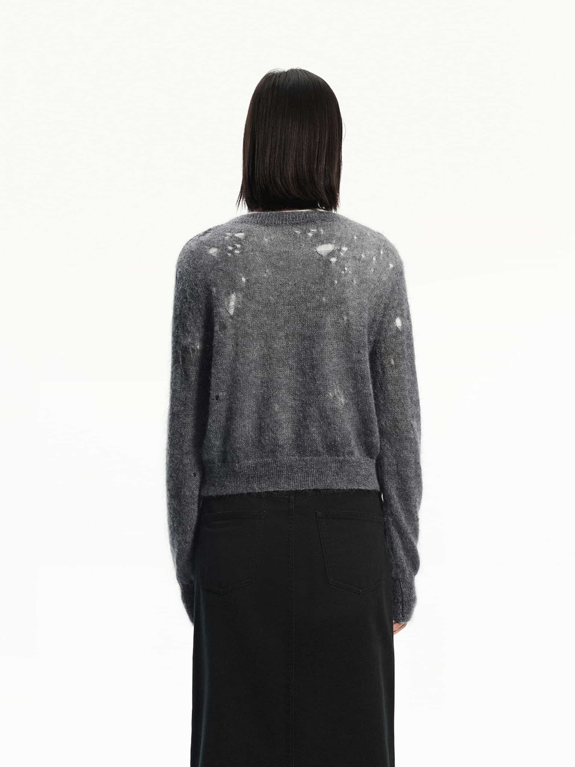 Lightweight Distress Cardigan - Image 3