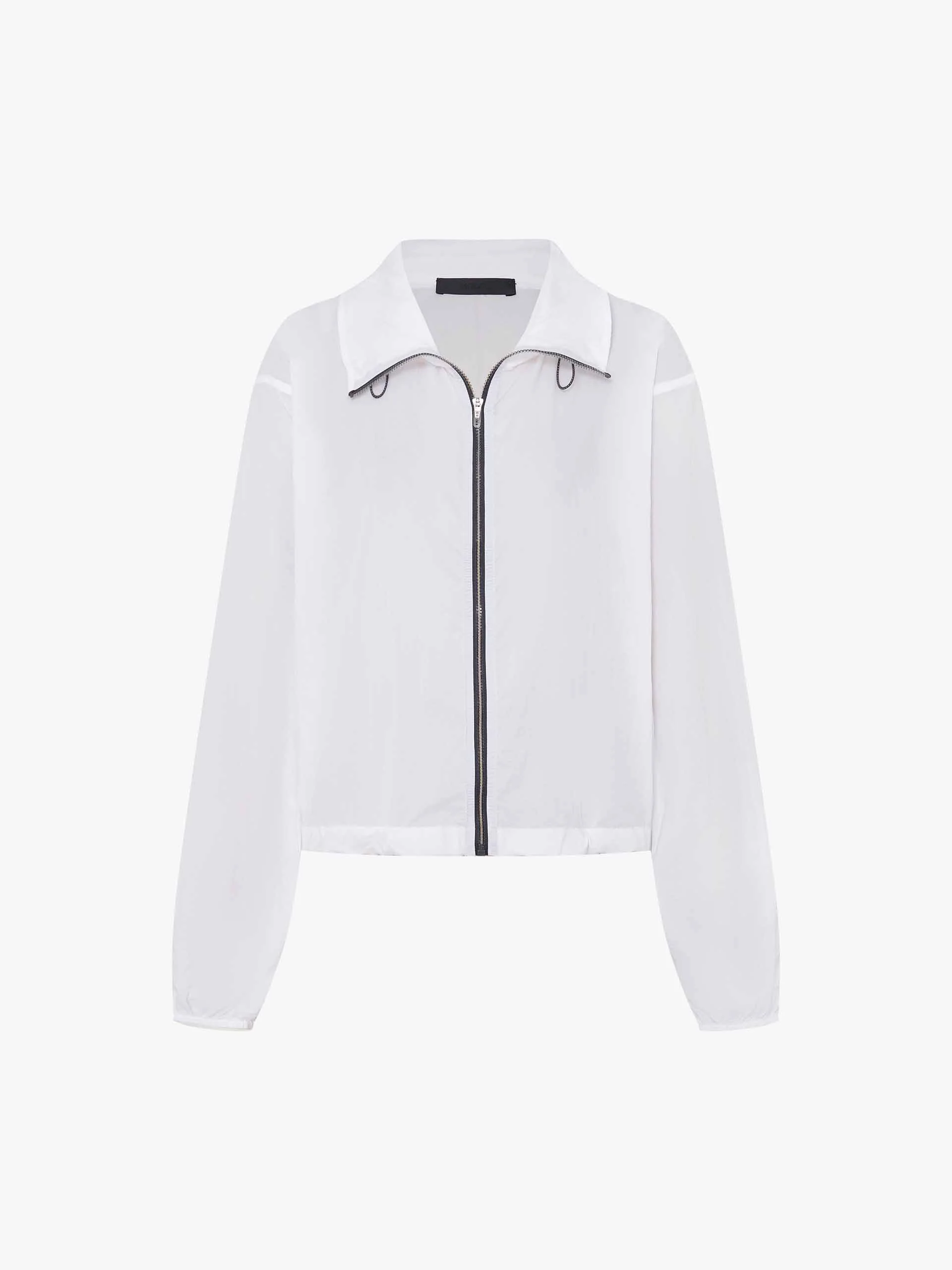 Lightweight Drawstring Cropped Jacket - Image 5