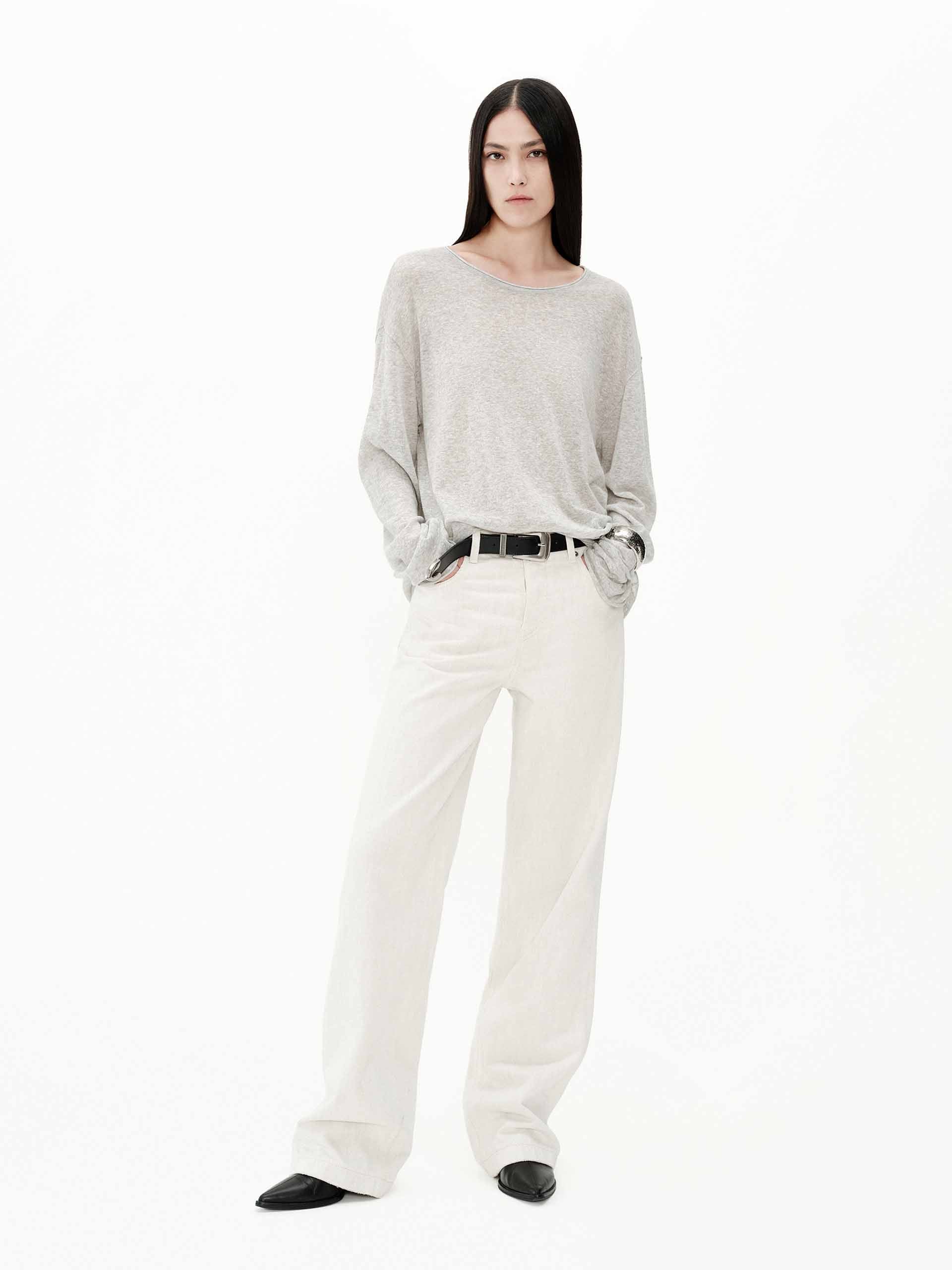 Lightweight Loose Sweater - Image 2