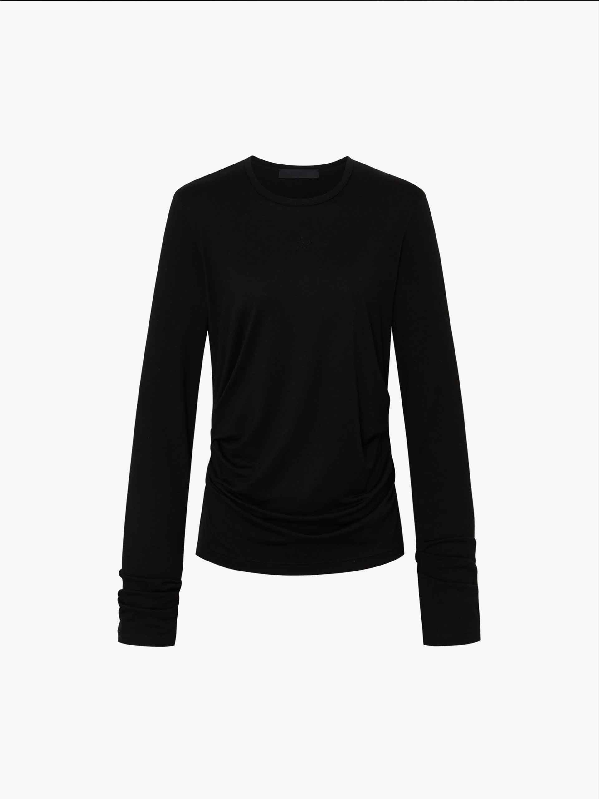 Lightweight Side Pleated T-shirt - Image 21