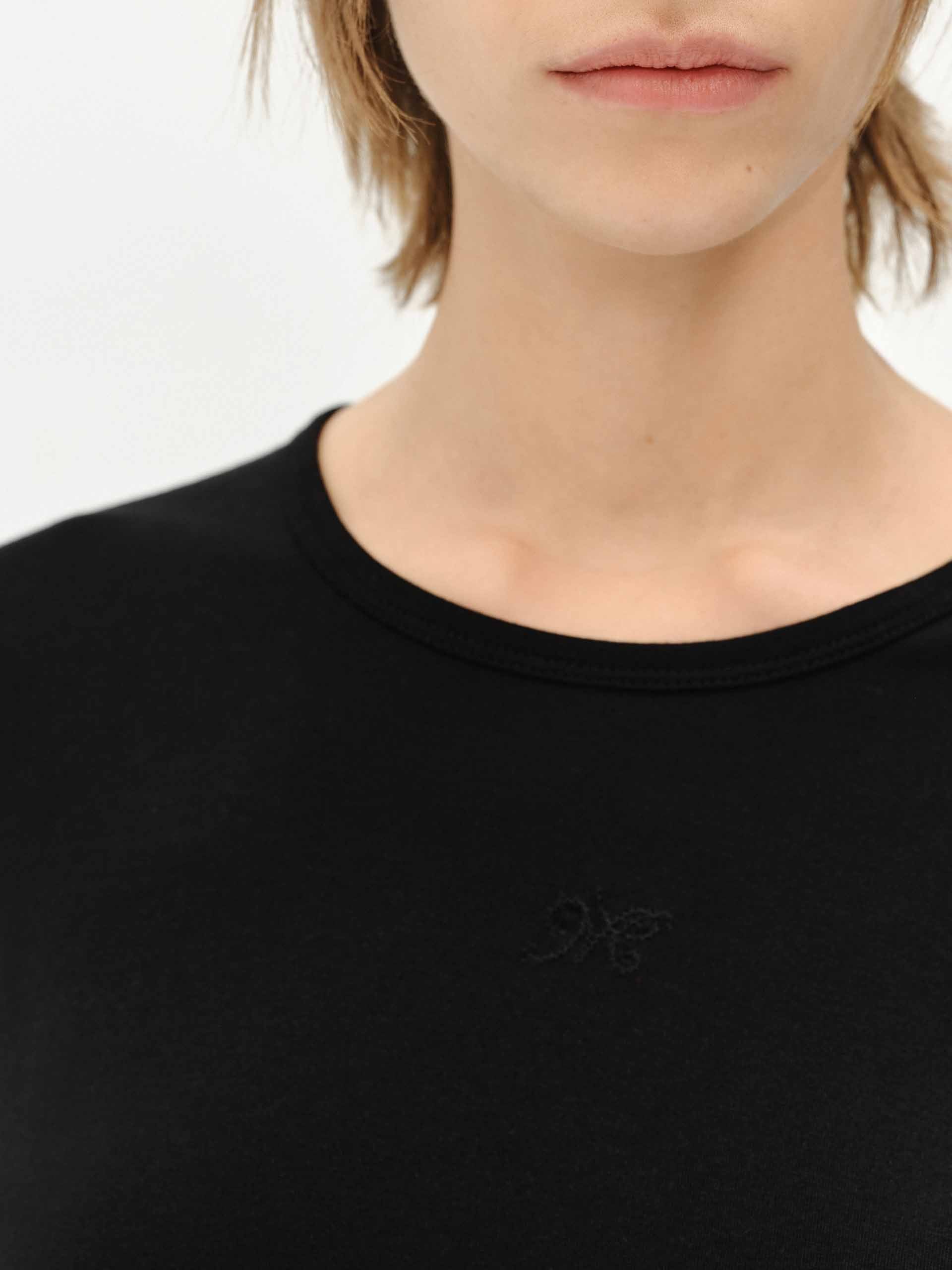 Lightweight Side Pleated T-shirt - Image 24