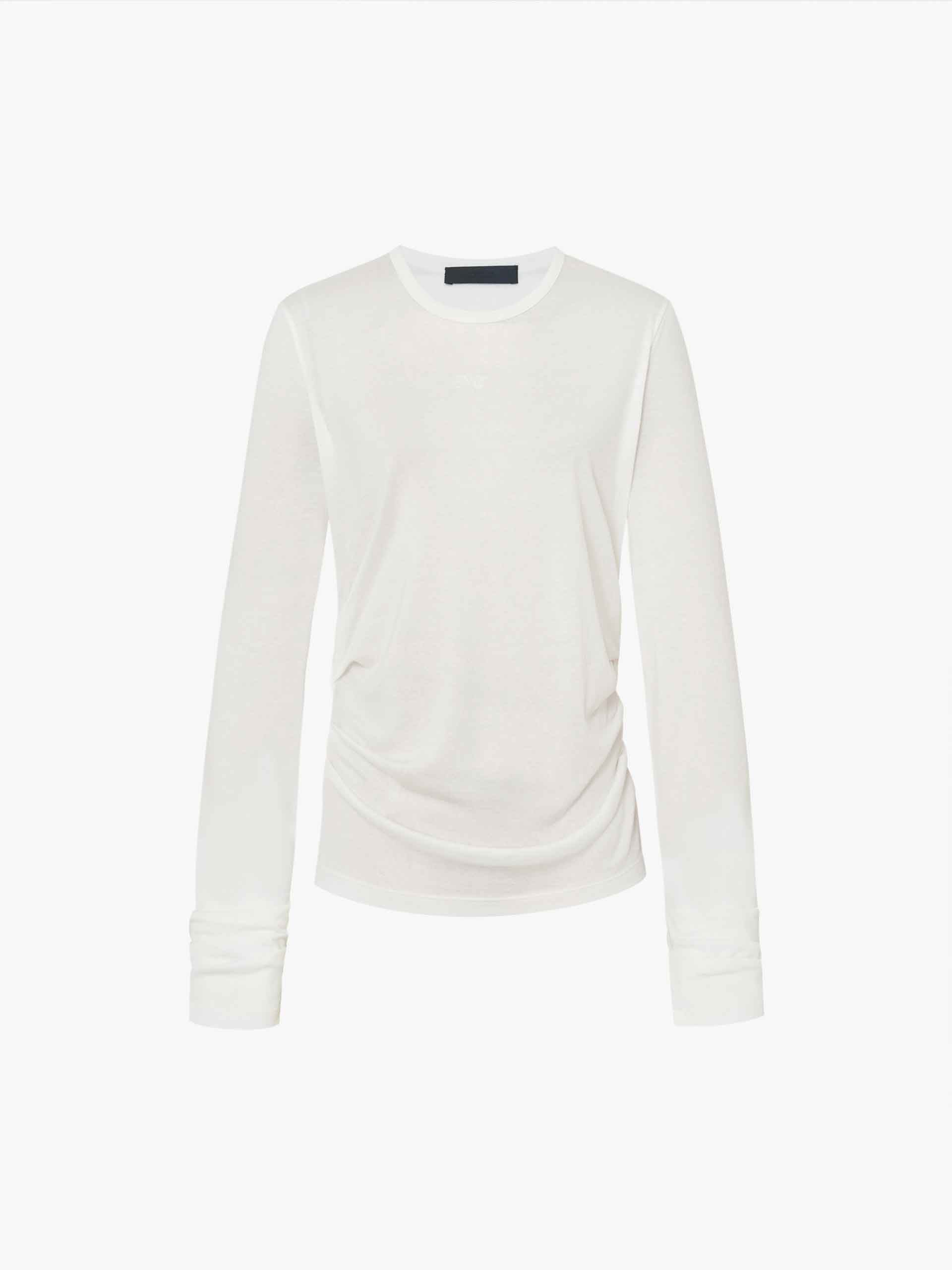 Lightweight Side Pleated T-shirt - Image 5