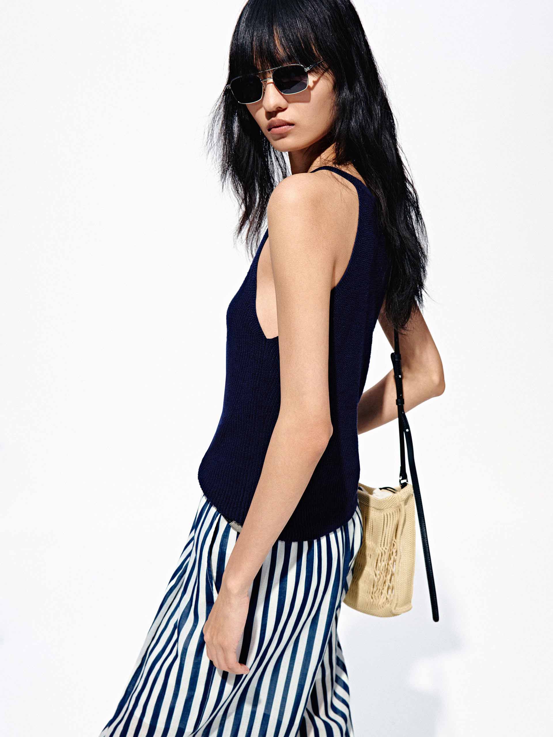 Lightweight Sleeveless Knit Top - Image 15