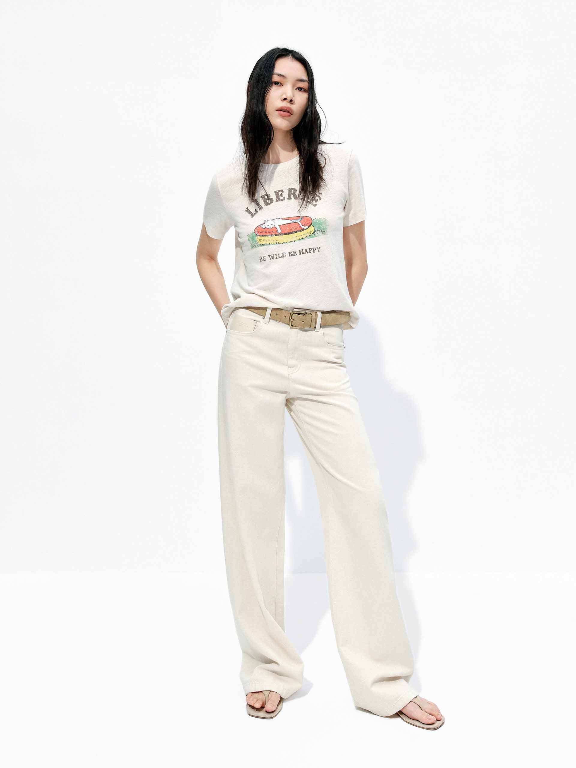 Lightweight Straight Jeans - Image 2