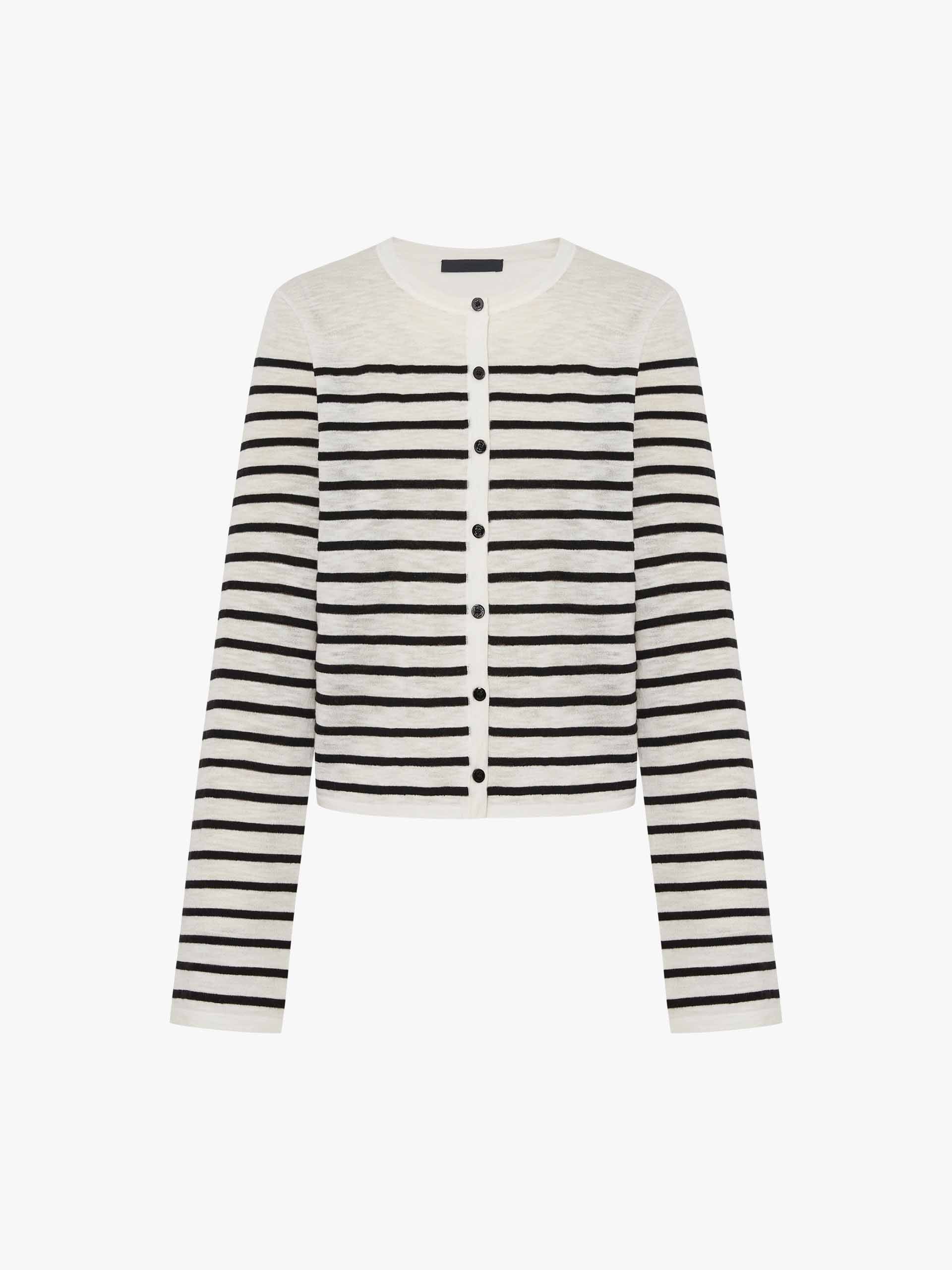 Lightweight Striped Cardigan - Image 5
