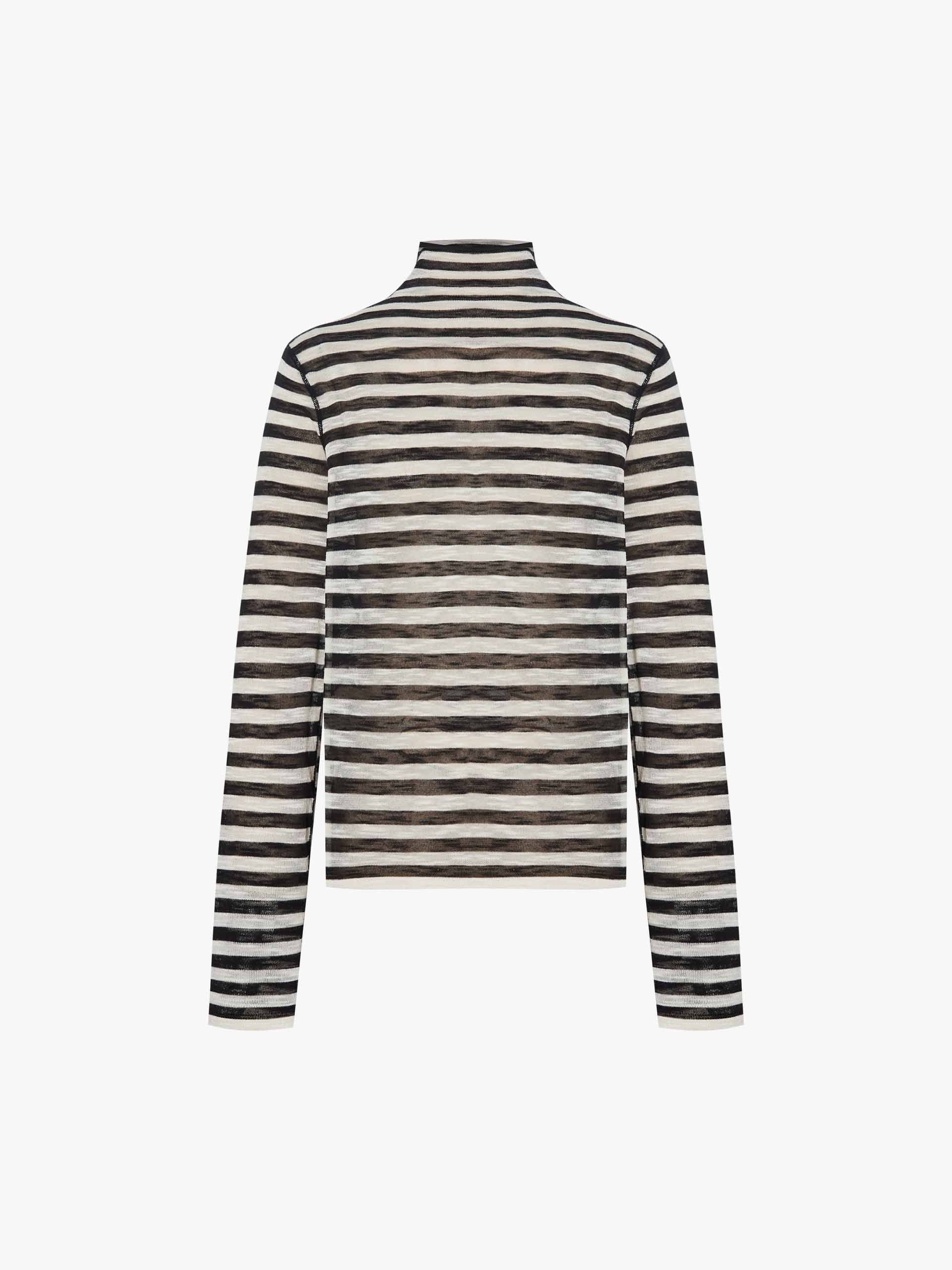 Lightweight Striped Knitted Top - Image 5