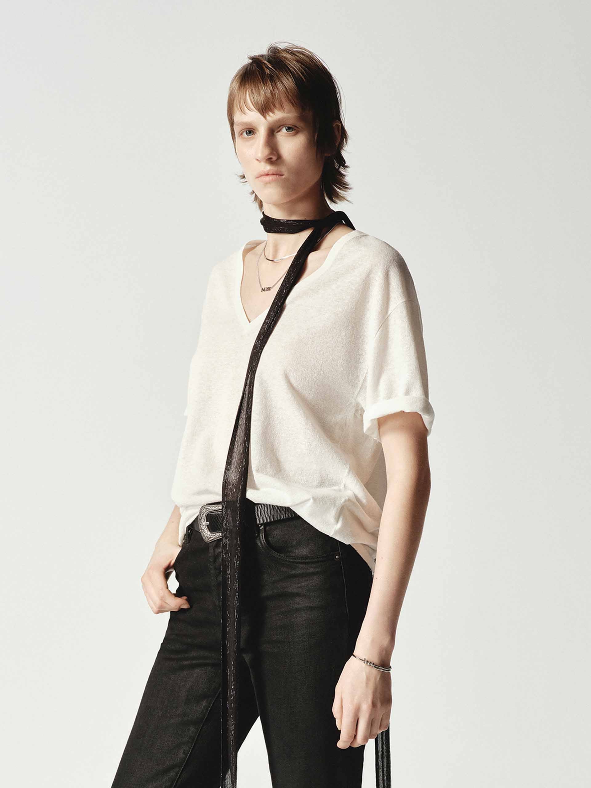 Lightweight V-neck Top - Image 3